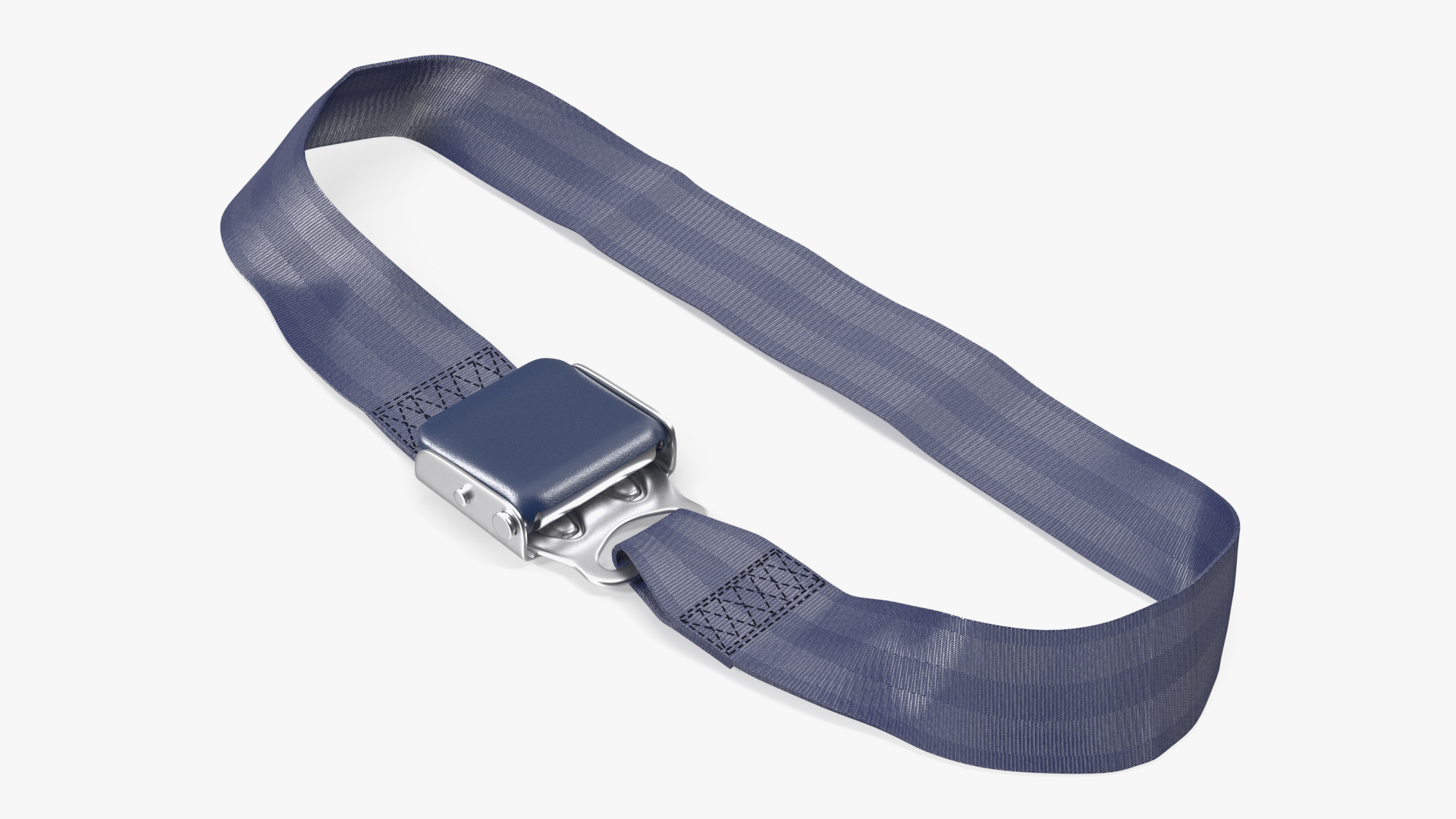 Airplane Seat Belt Extender Type B Blue 3D model