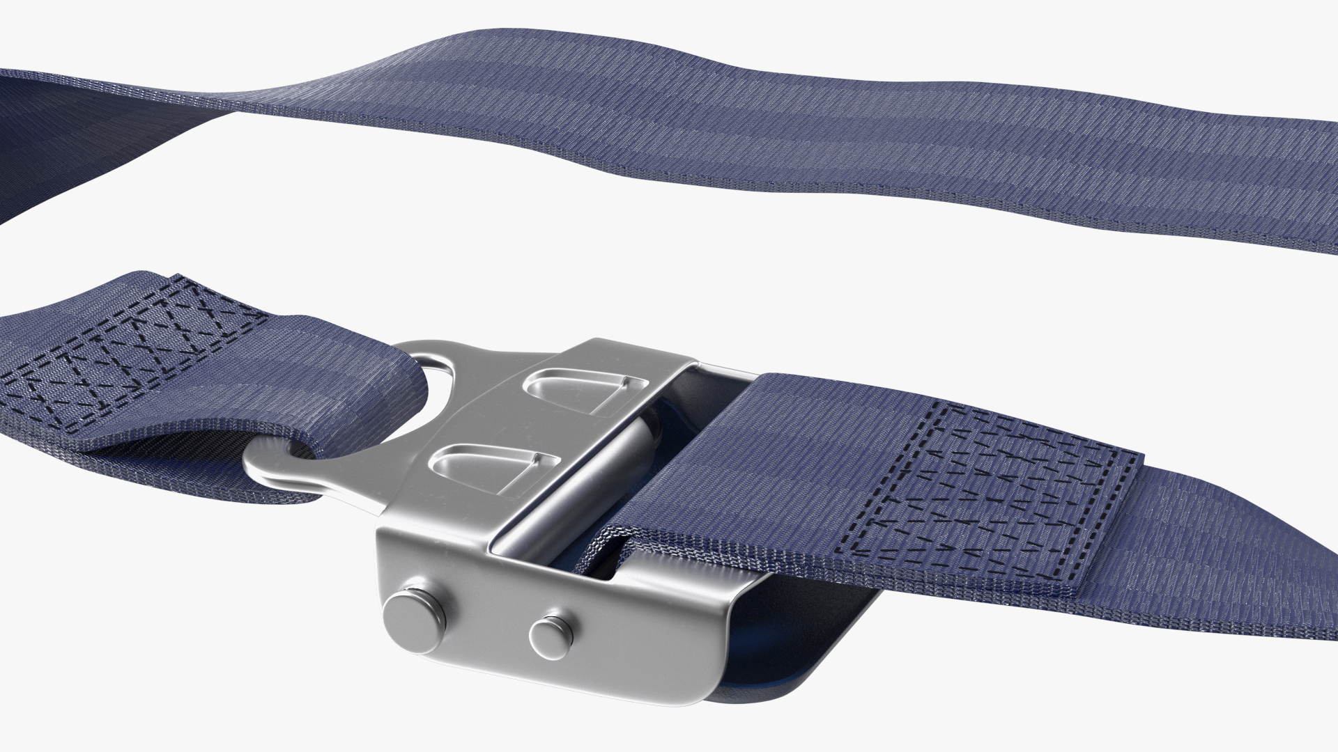 Airplane Seat Belt Extender Type B Blue 3D model