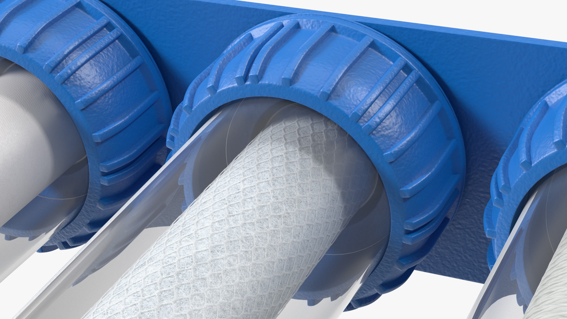 3D Triple Stage Water Filter Housing with Filters