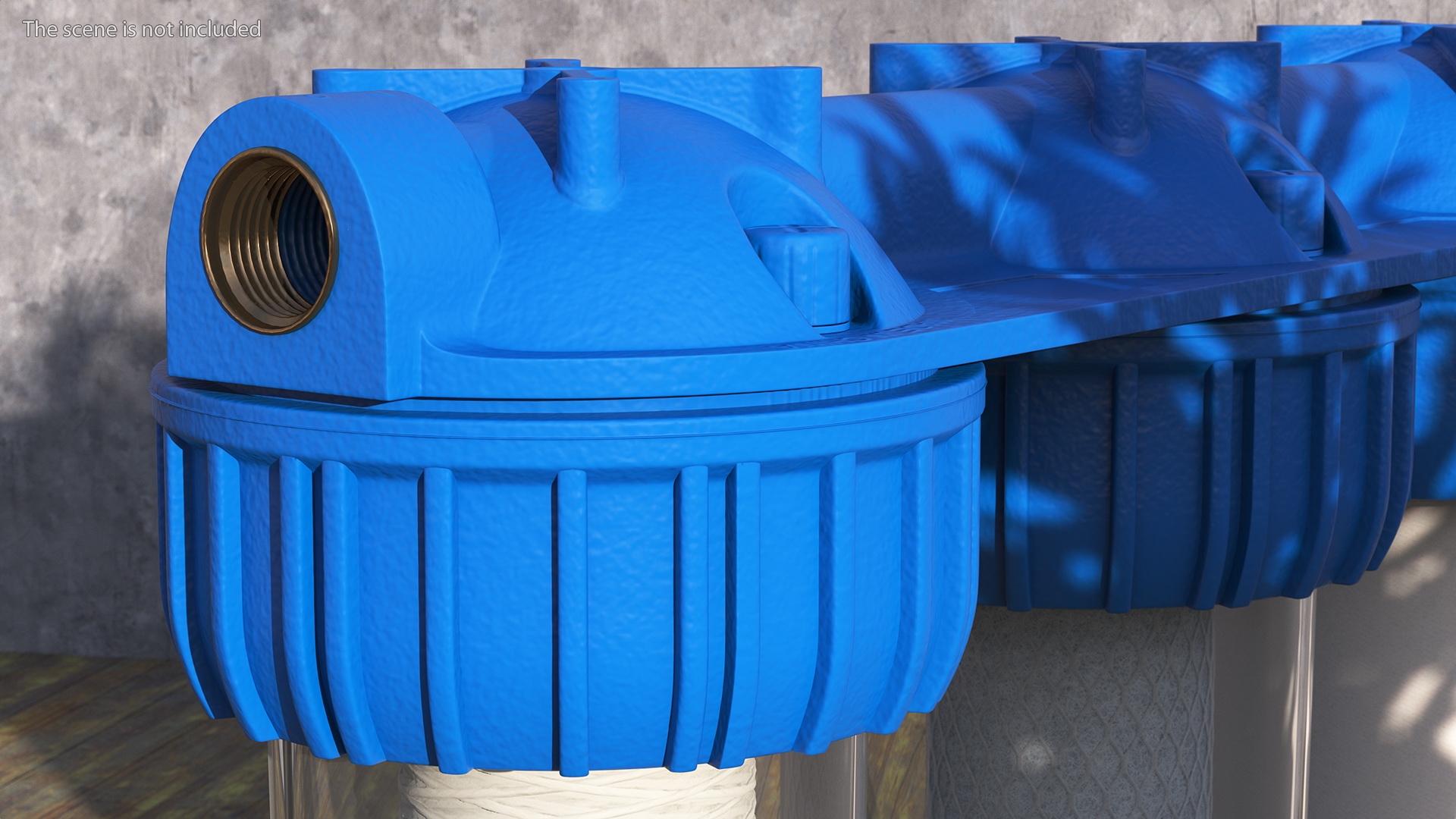 3D Triple Stage Water Filter Housing with Filters