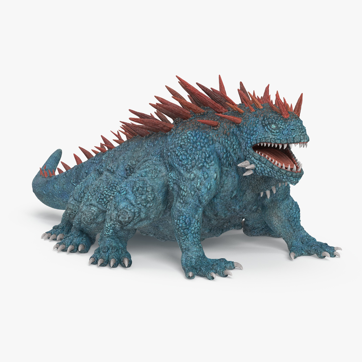 3D model The Fantasy Creature Basilisk Rigged for Maya