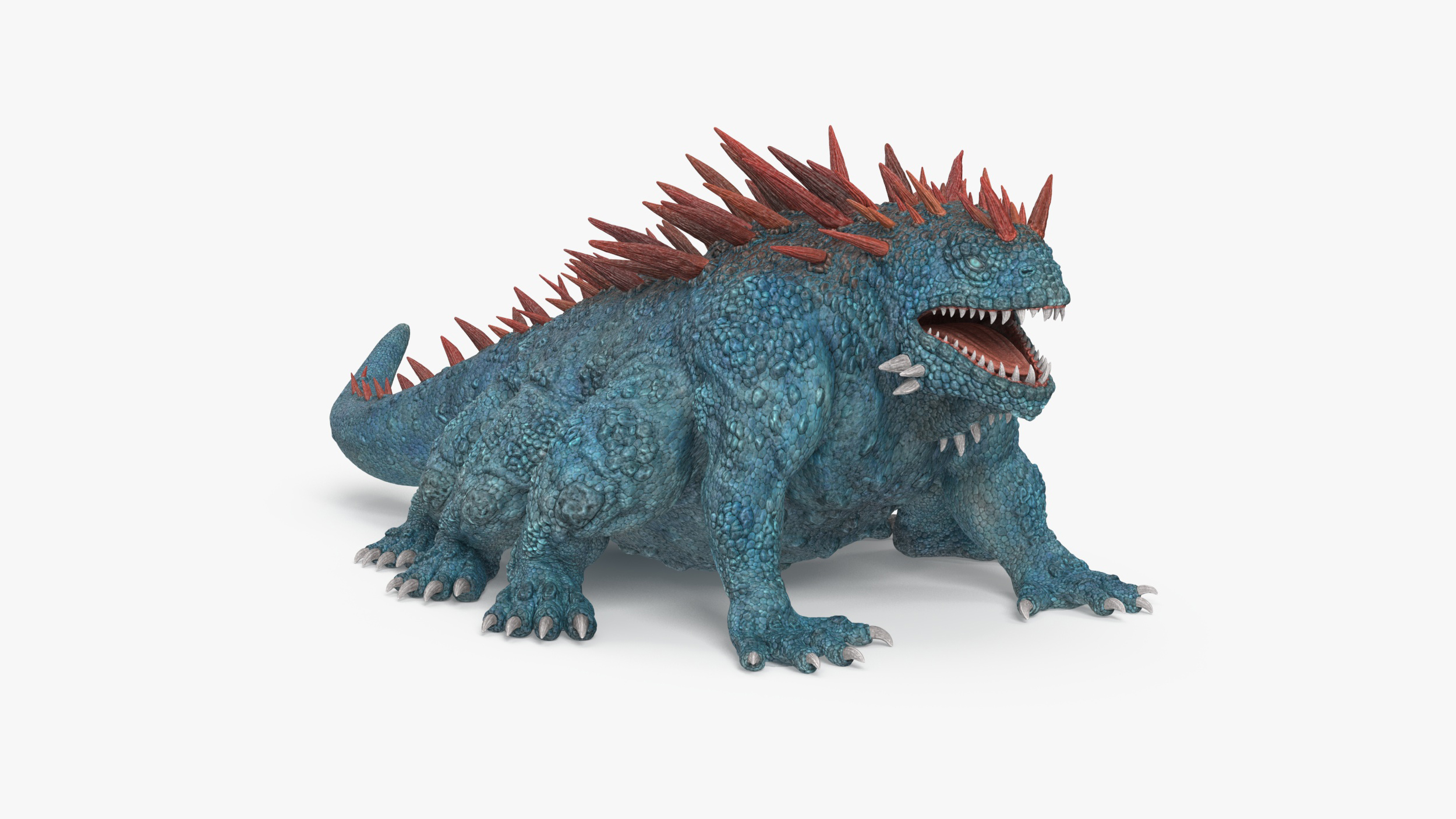 3D model The Fantasy Creature Basilisk Rigged for Maya
