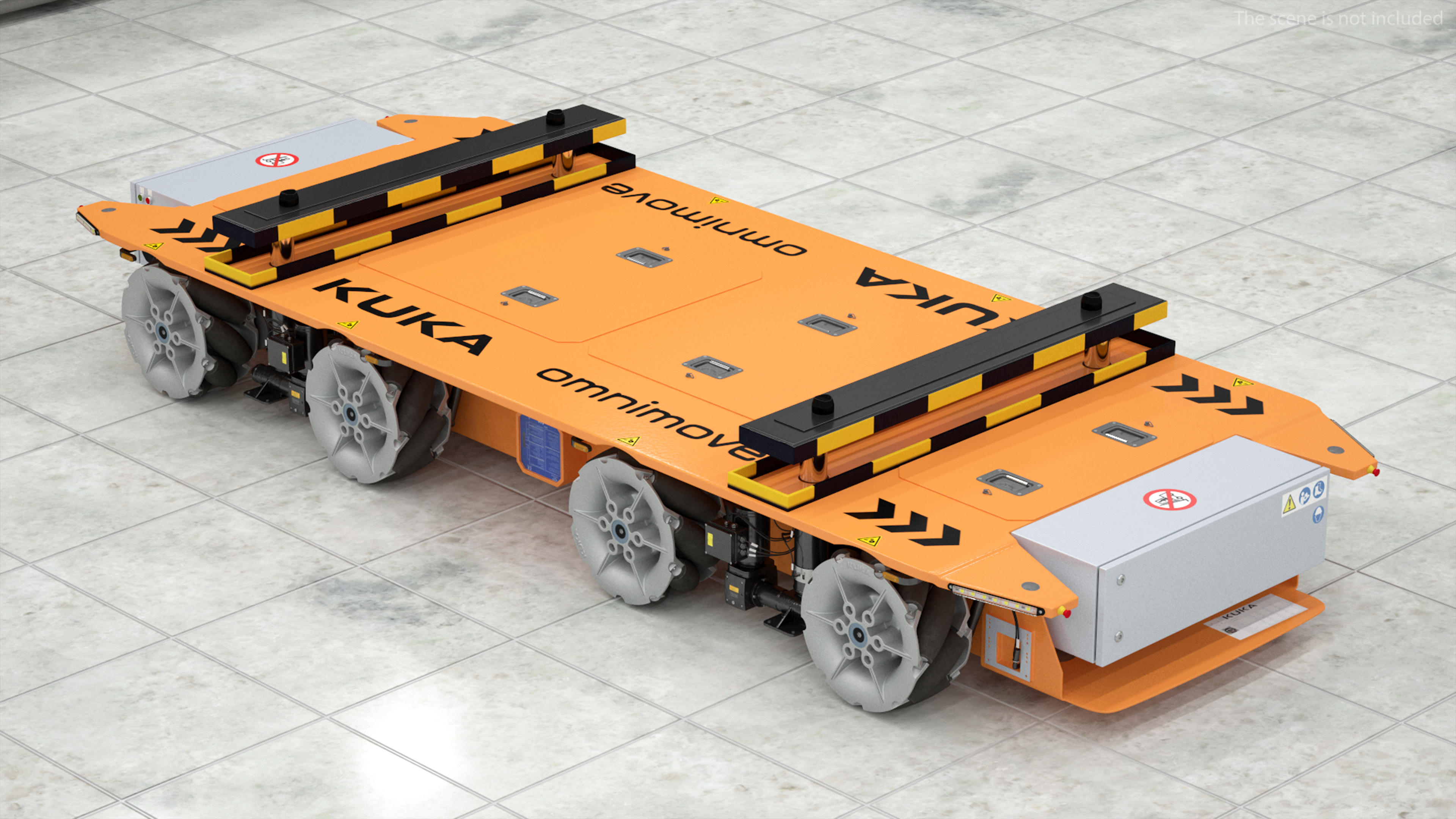 Omnimove KUKA Orange Rigged 3D