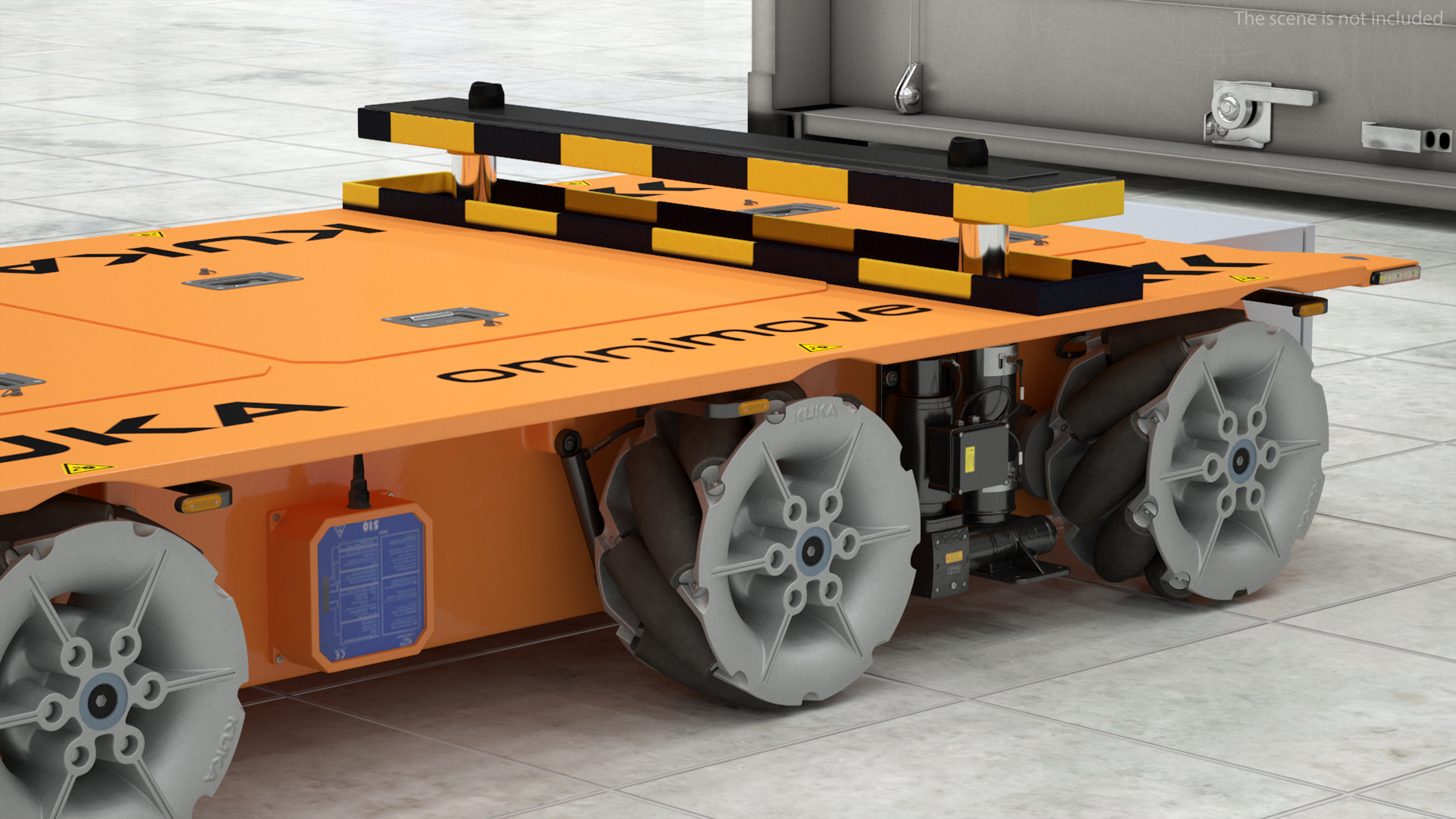 Omnimove KUKA Orange Rigged 3D