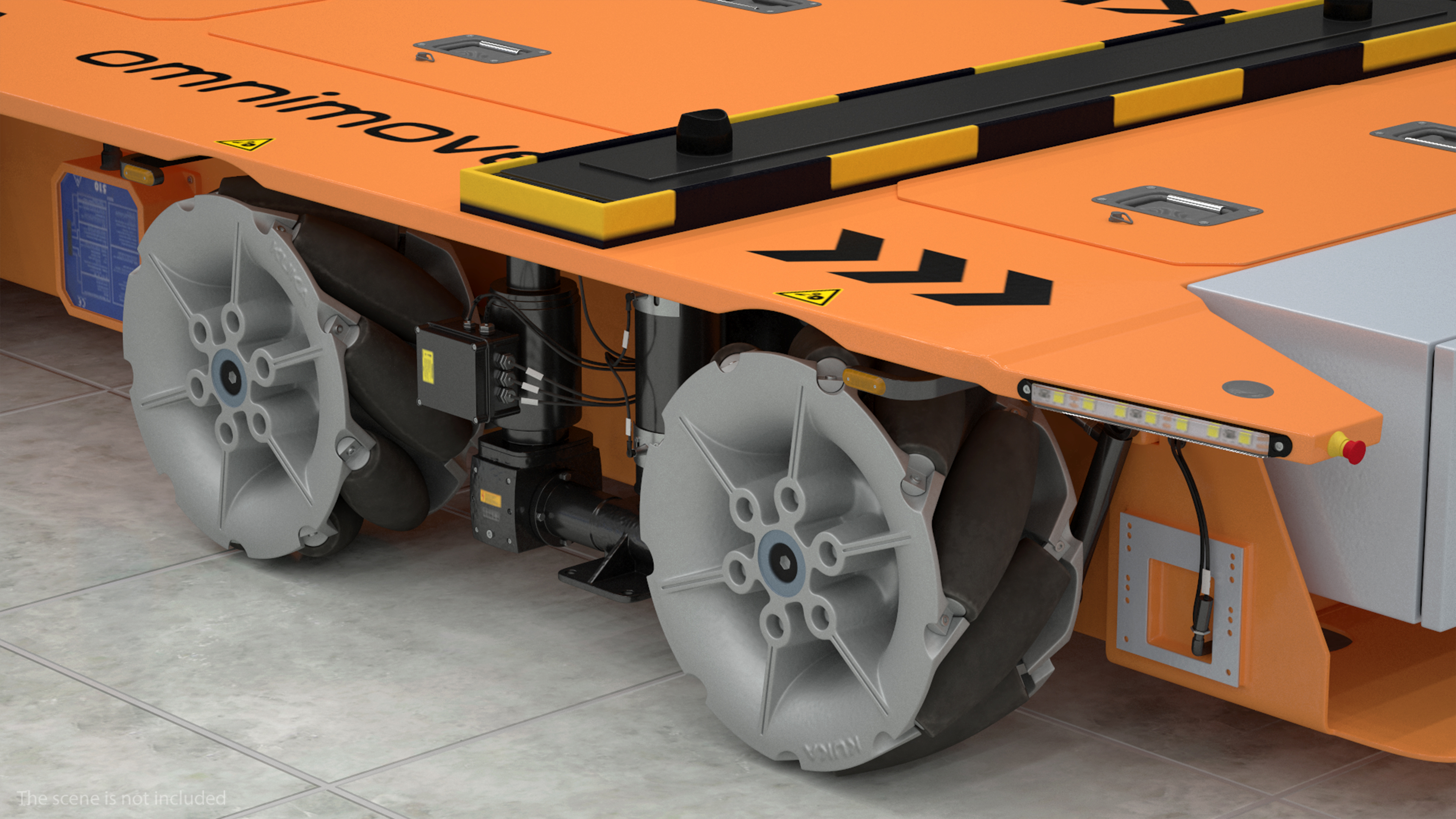 Omnimove KUKA Orange Rigged 3D