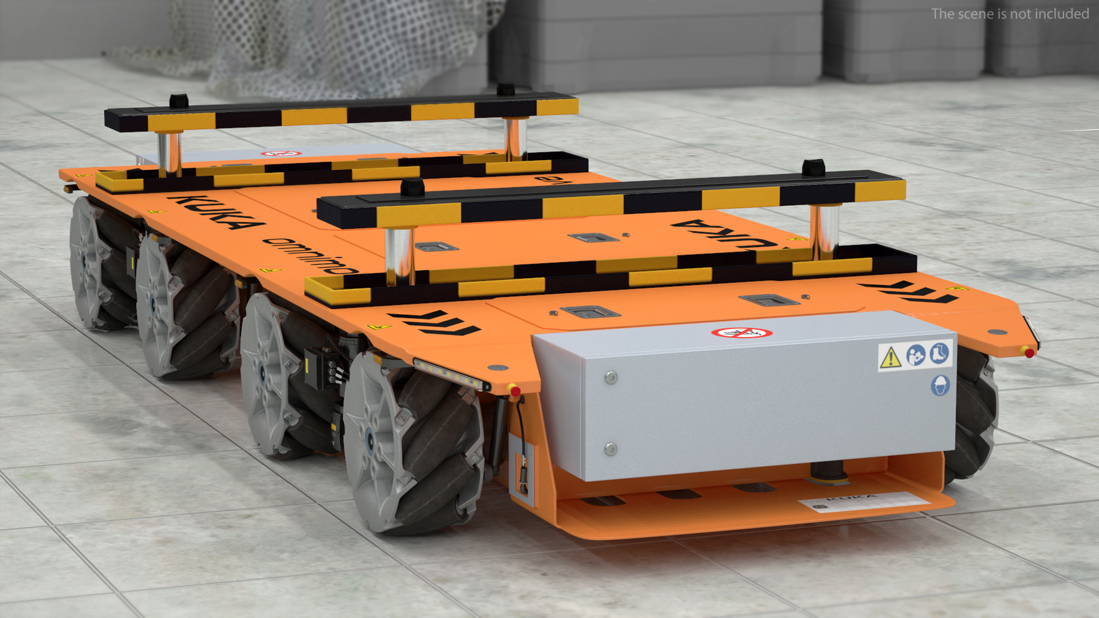 Omnimove KUKA Orange Rigged 3D