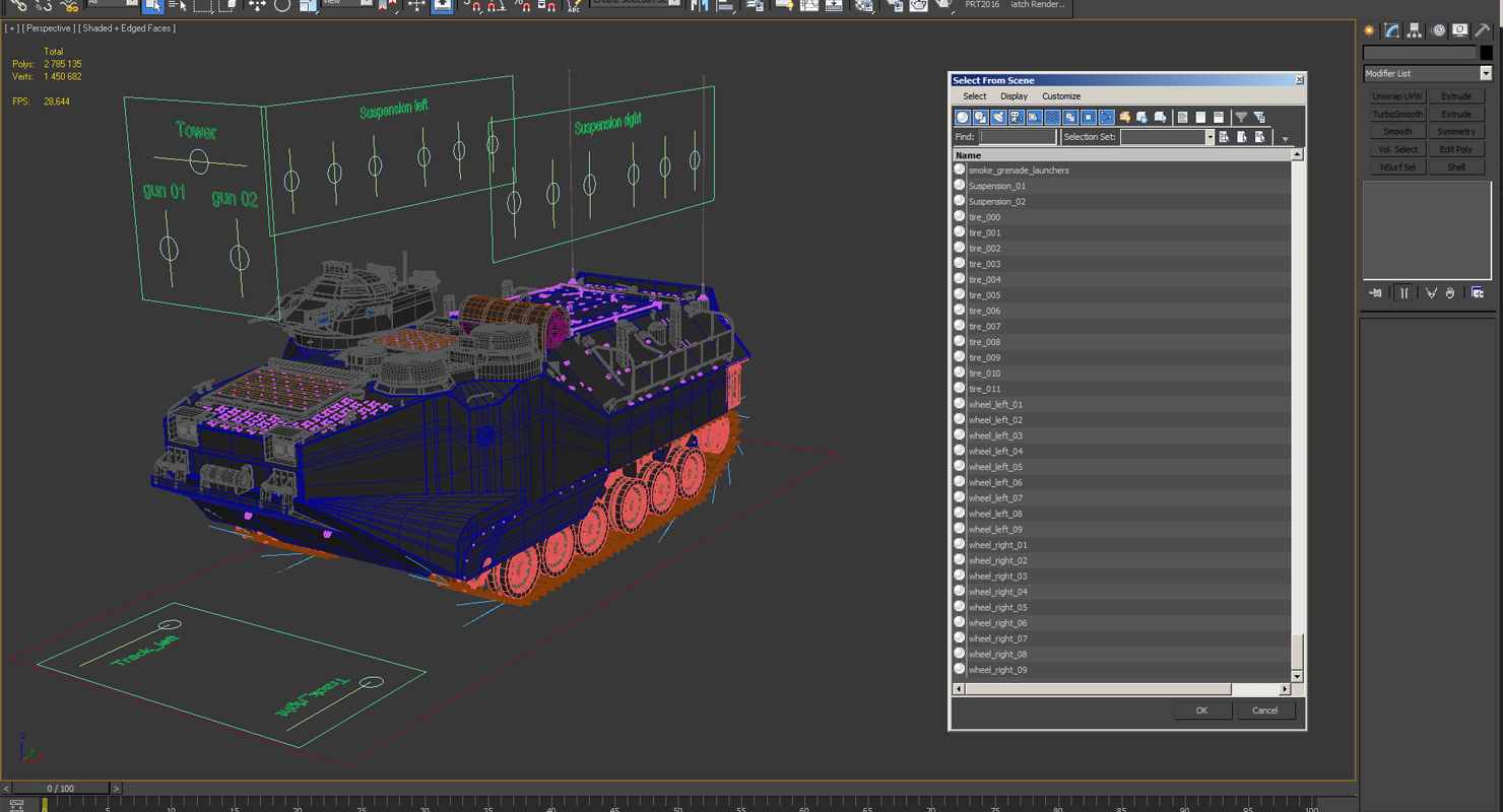 3D Assault Amphibious Vehicle AAV7 Rigged model