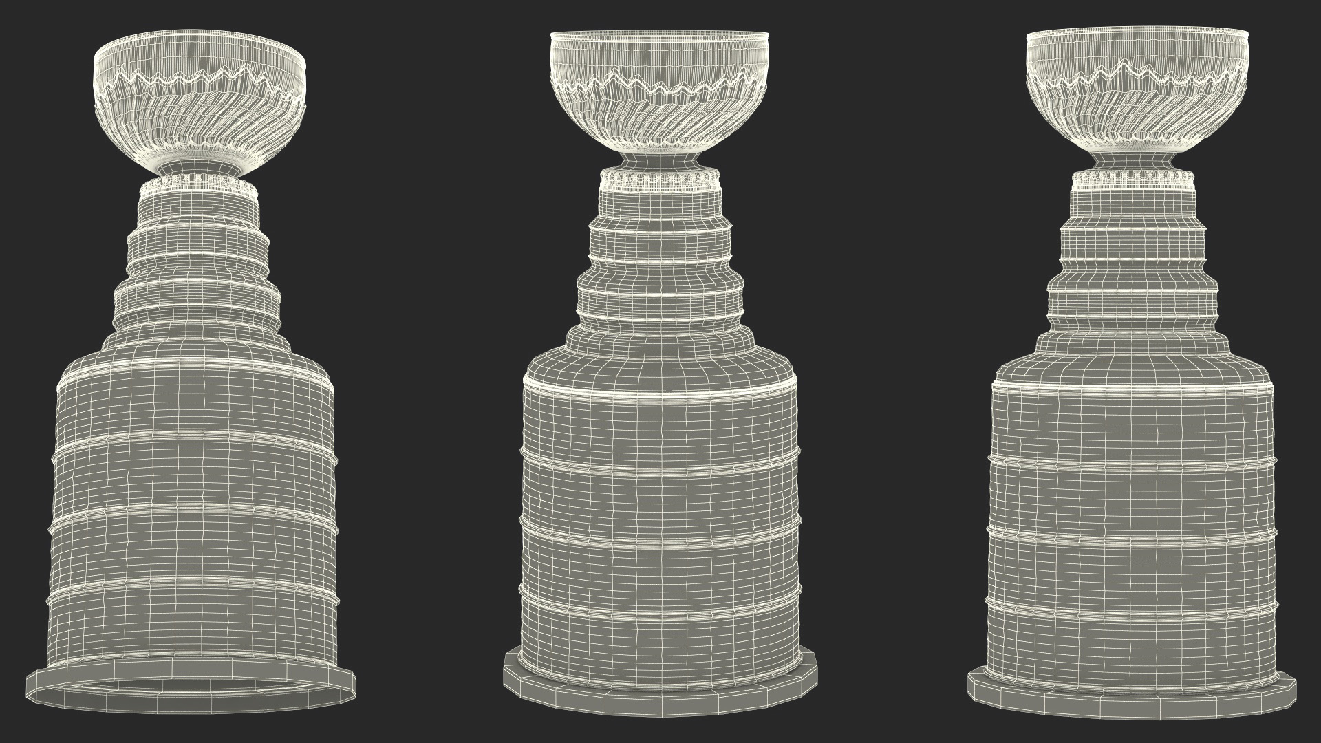 Hockey Cup Trophy 3D