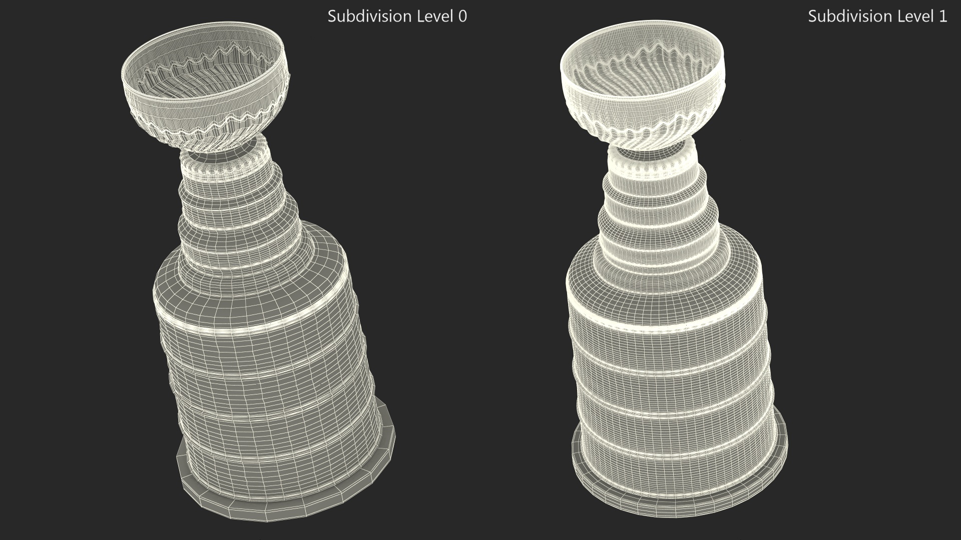 Hockey Cup Trophy 3D