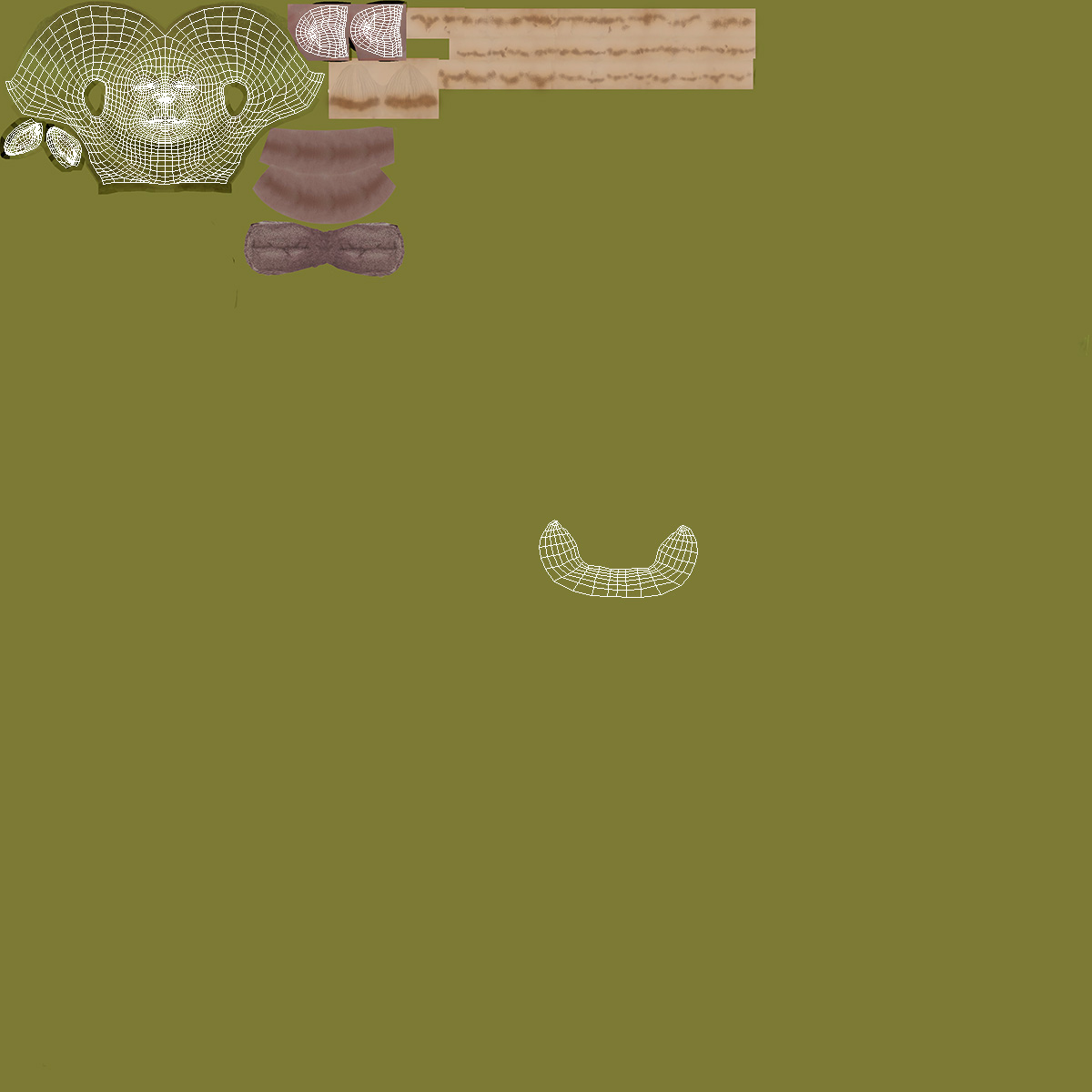 3D Fantasy Orc Head