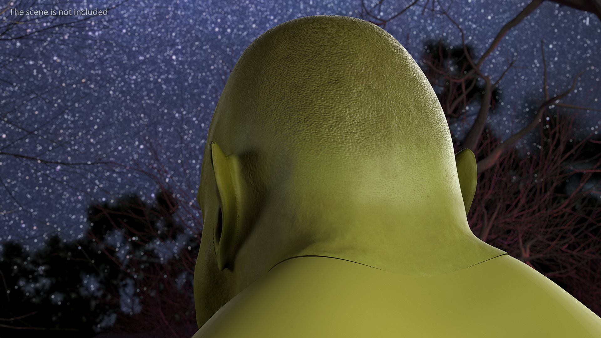 3D Fantasy Orc Head
