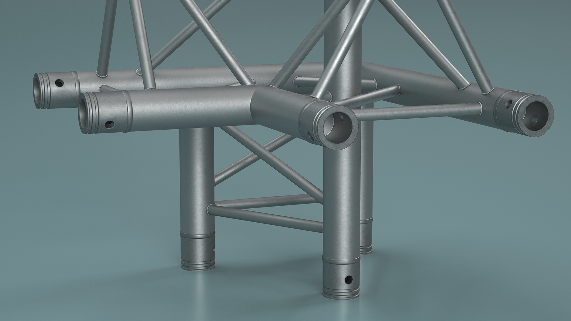 Construction Truss Modular Triangular 3D