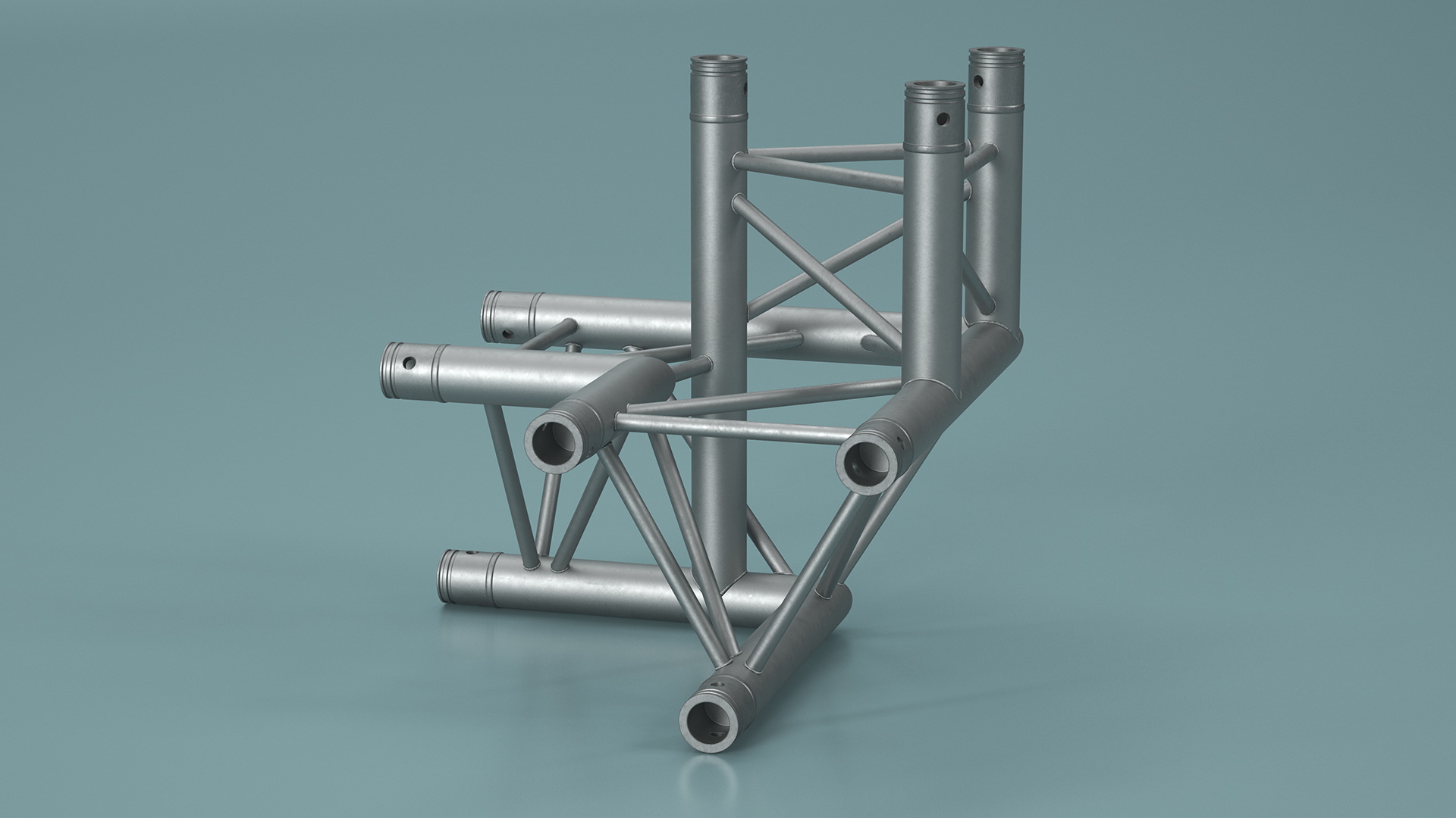 Construction Truss Modular Triangular 3D
