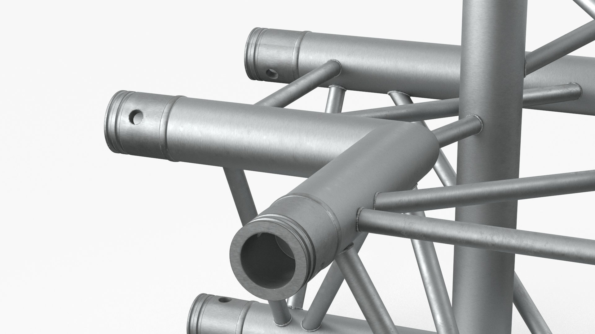 Construction Truss Modular Triangular 3D