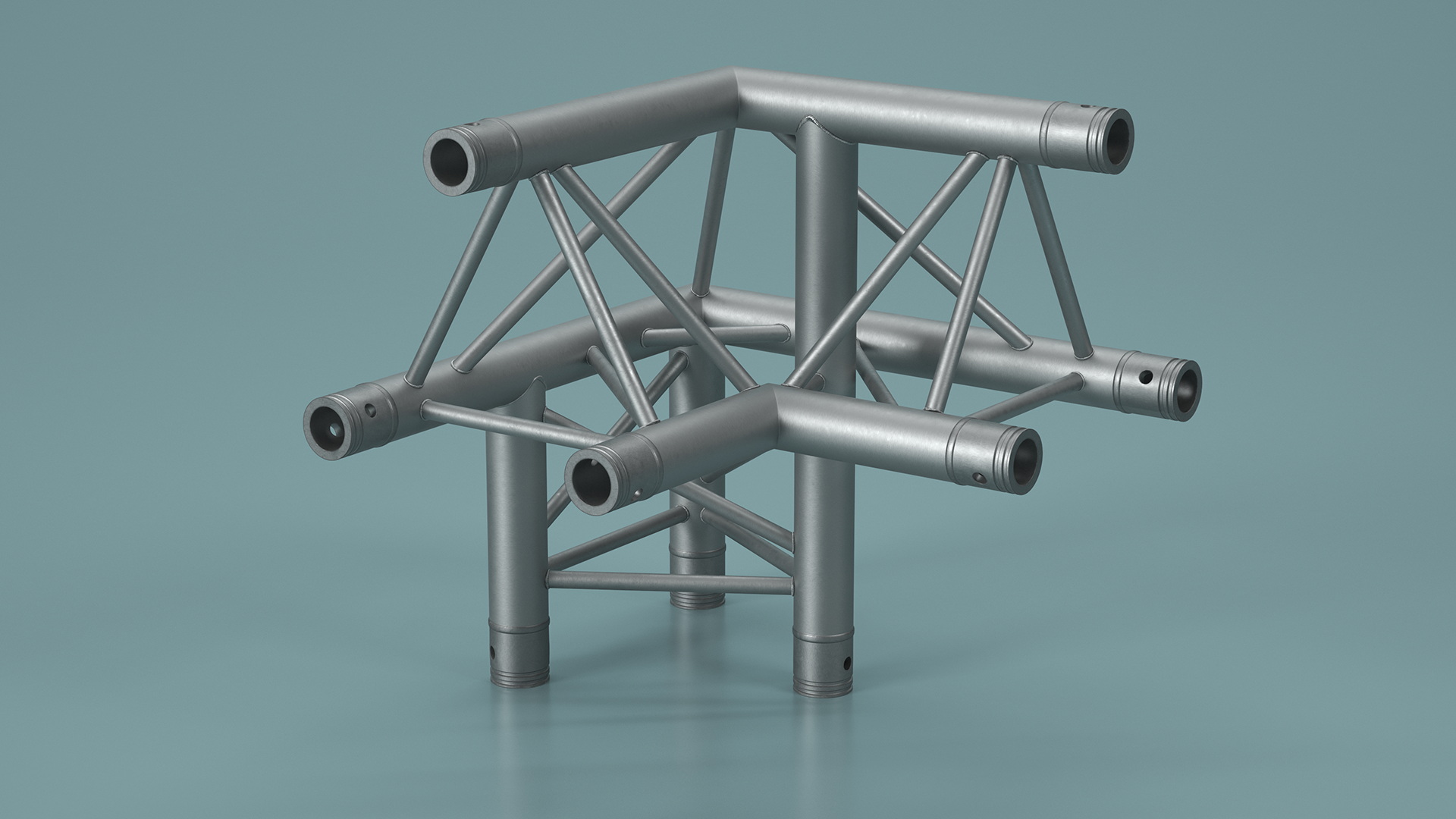 Construction Truss Modular Triangular 3D