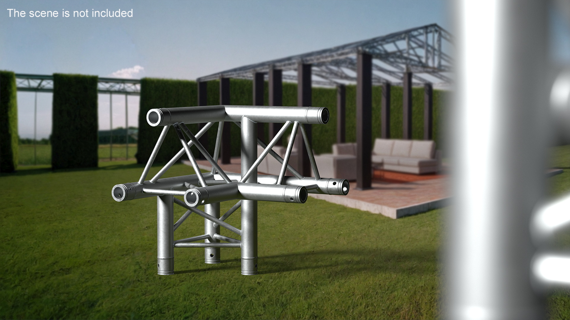 Construction Truss Modular Triangular 3D