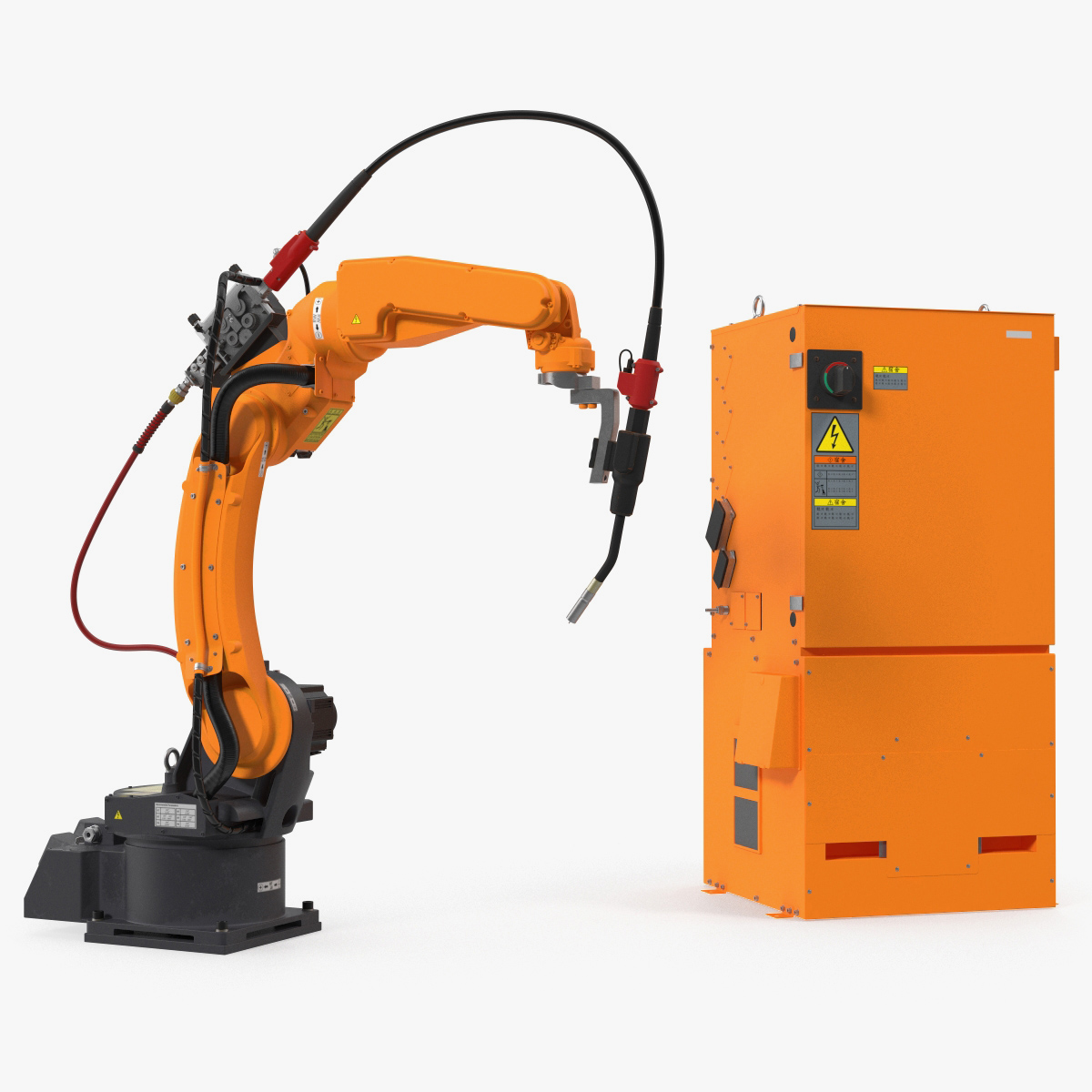 Generic Welding Robot Power Supply 3D Model, view 4