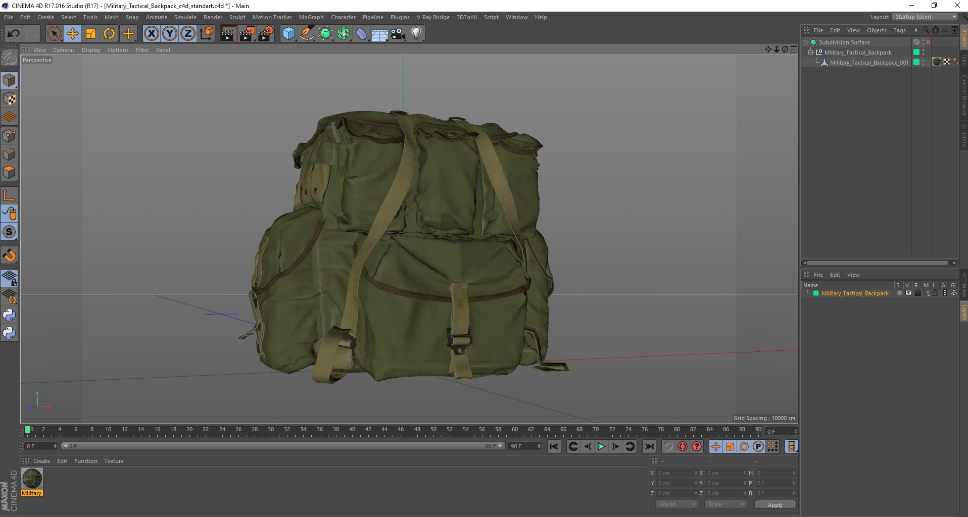 3D Military Tactical Backpack