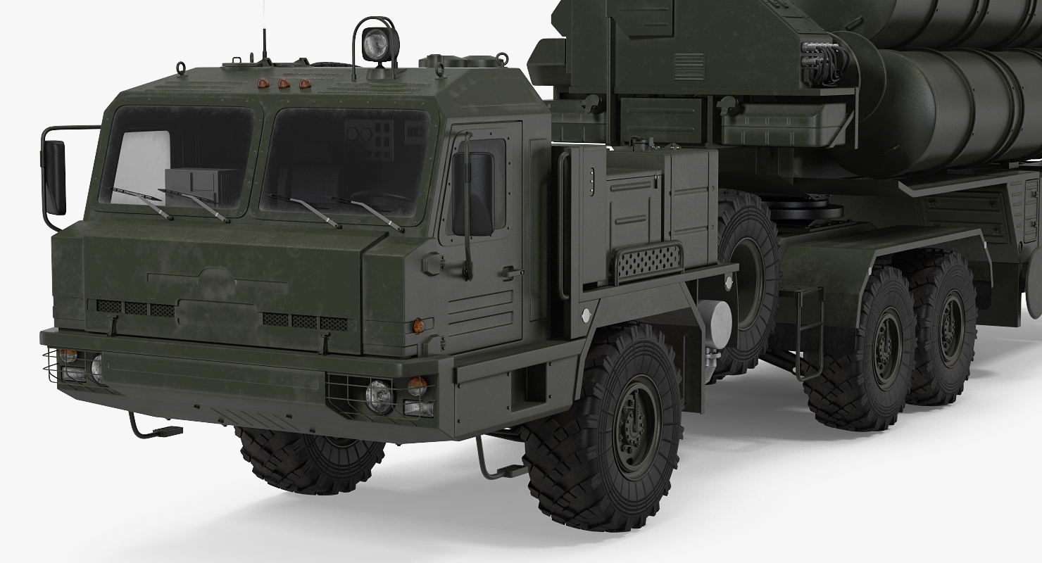 S 400 Triumf Launch Vehicle Rigged 3D model