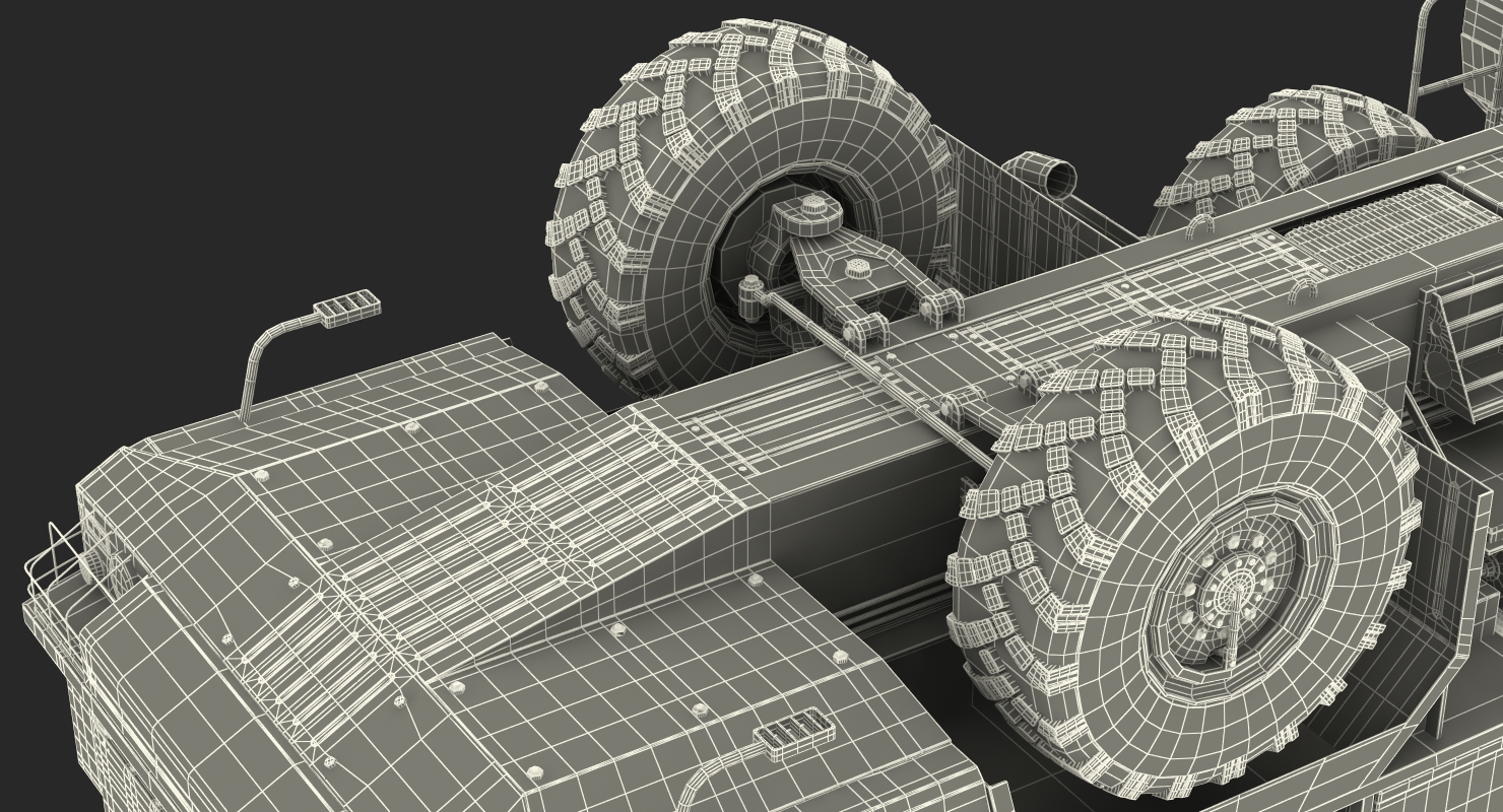 S 400 Triumf Launch Vehicle Rigged 3D model