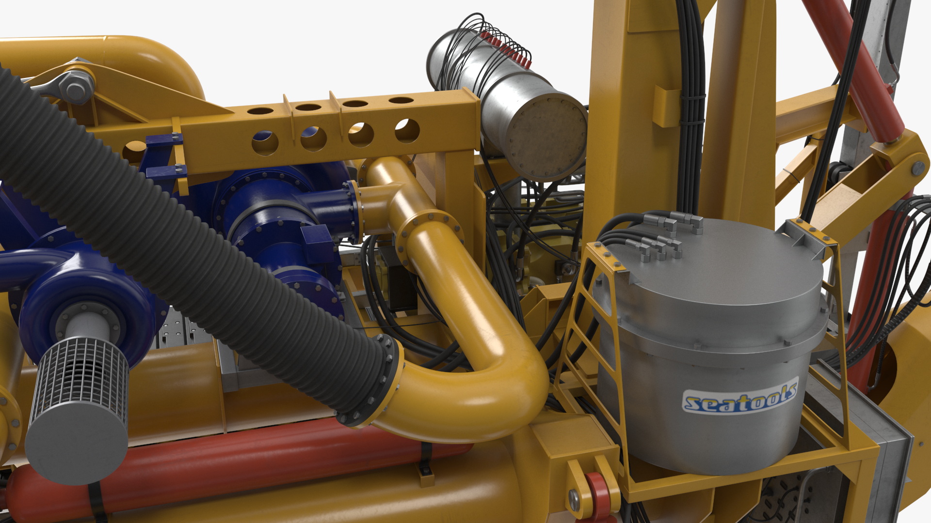 3D Arthropod 600 Subsea Pipeline Trencher model