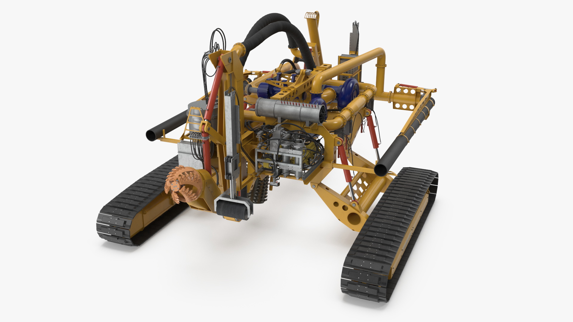 3D Arthropod 600 Subsea Pipeline Trencher model