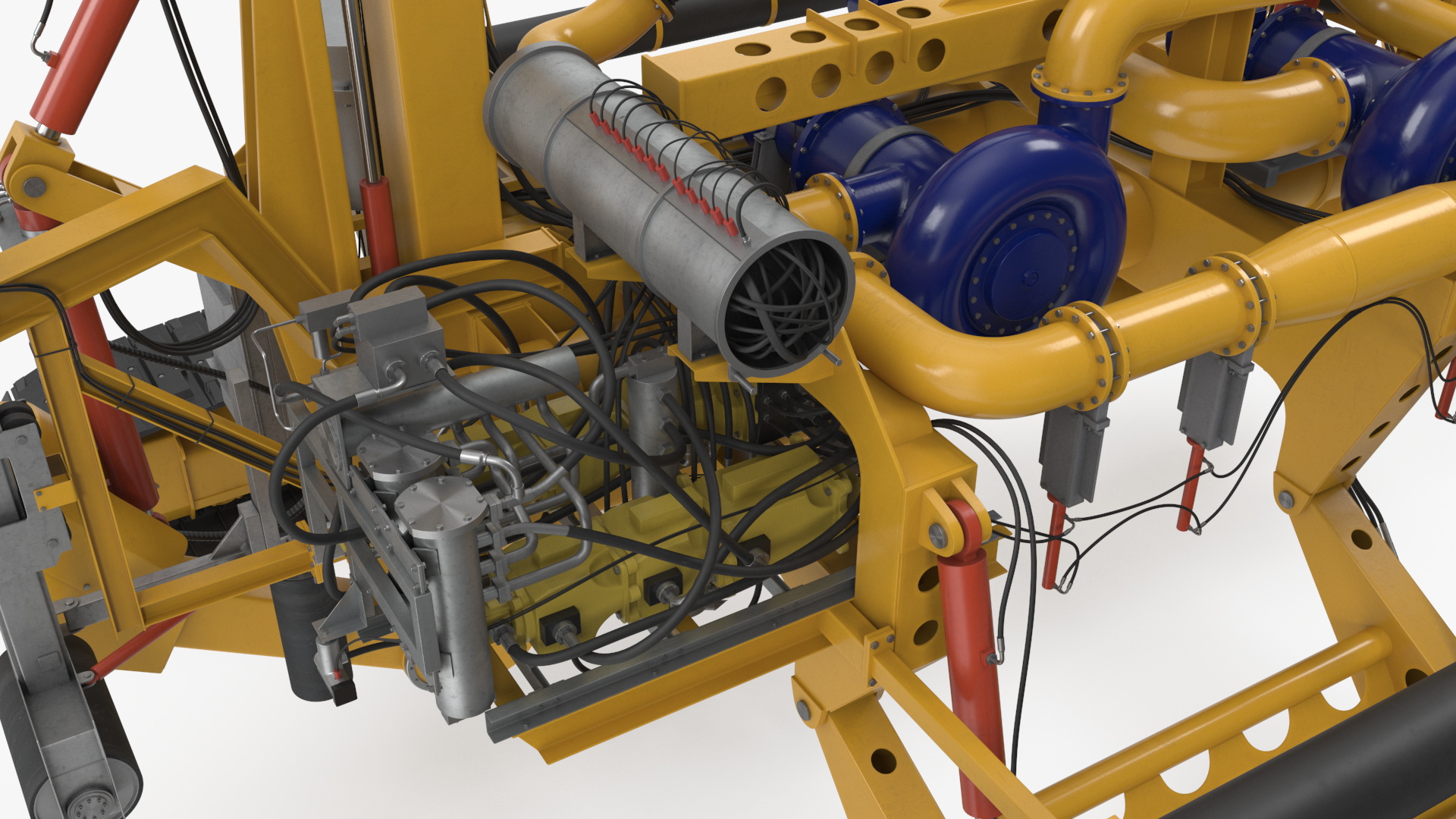 3D Arthropod 600 Subsea Pipeline Trencher model