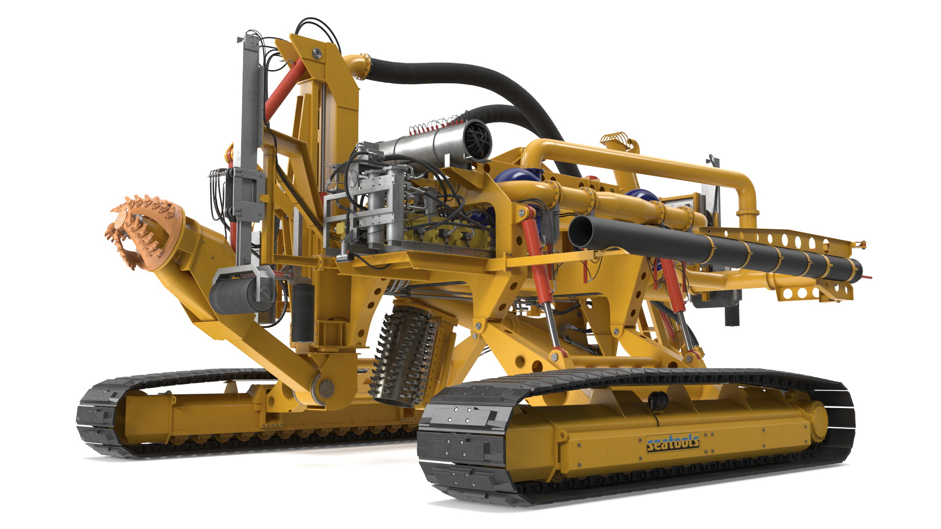 3D Arthropod 600 Subsea Pipeline Trencher model