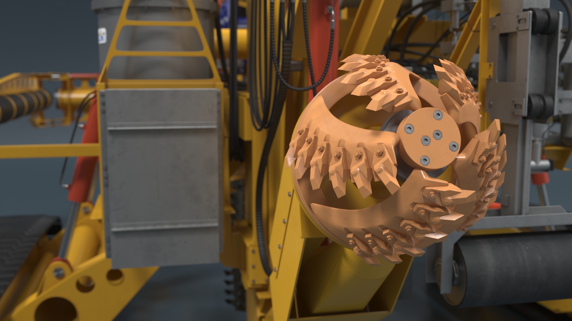 3D Arthropod 600 Subsea Pipeline Trencher model