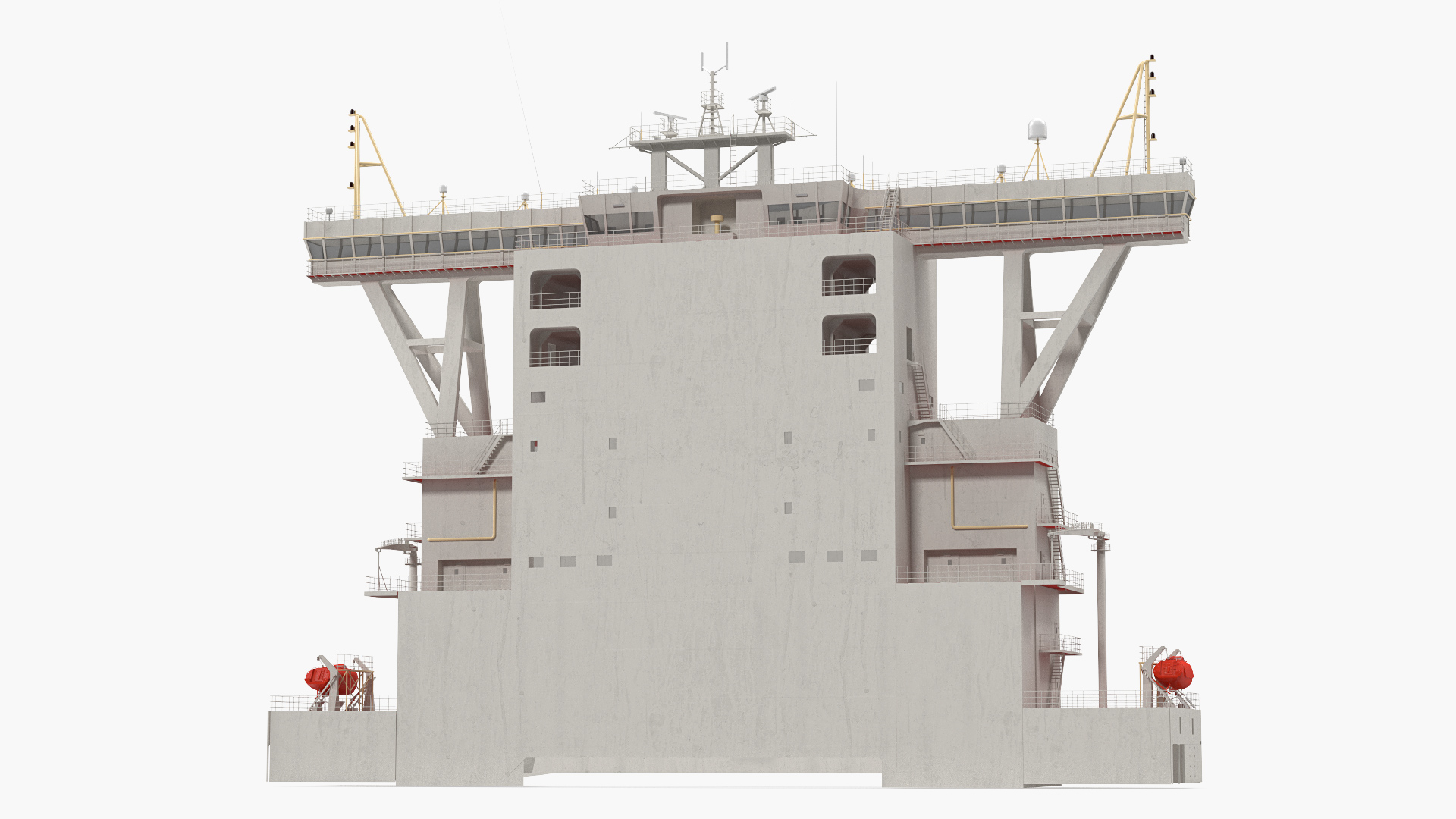 3D model Cargo Ship Deckhouse