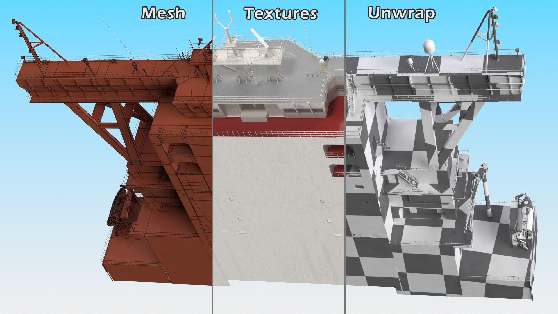 3D model Cargo Ship Deckhouse