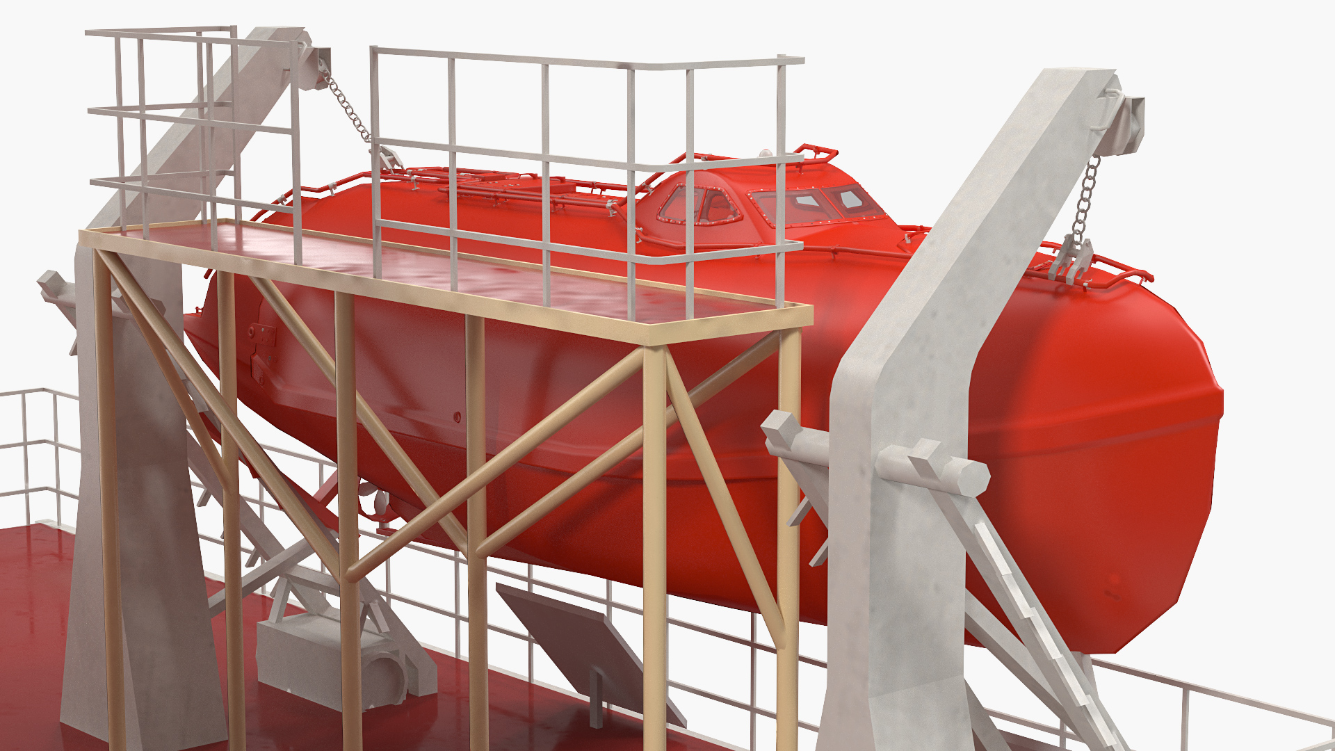 3D model Cargo Ship Deckhouse