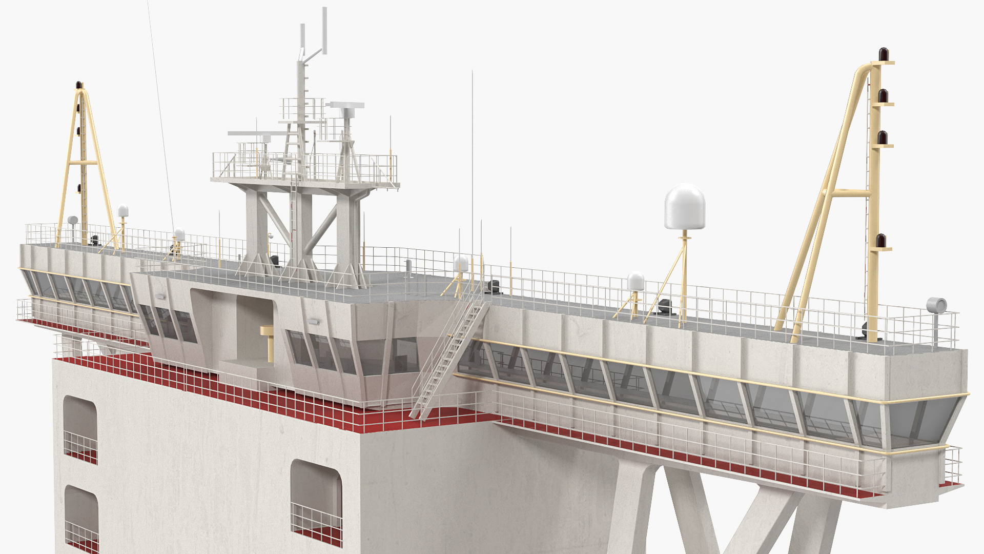 3D model Cargo Ship Deckhouse
