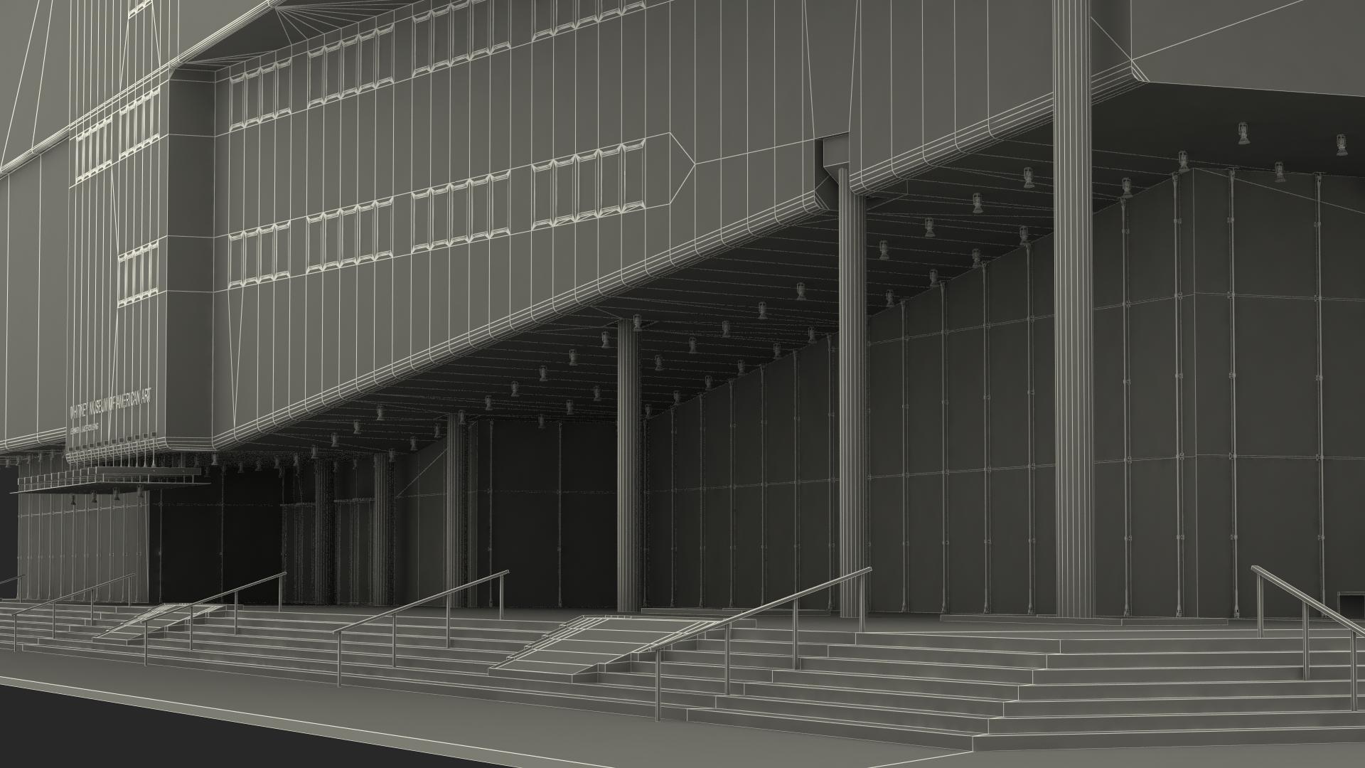 3D model Whitney Museum of American Art