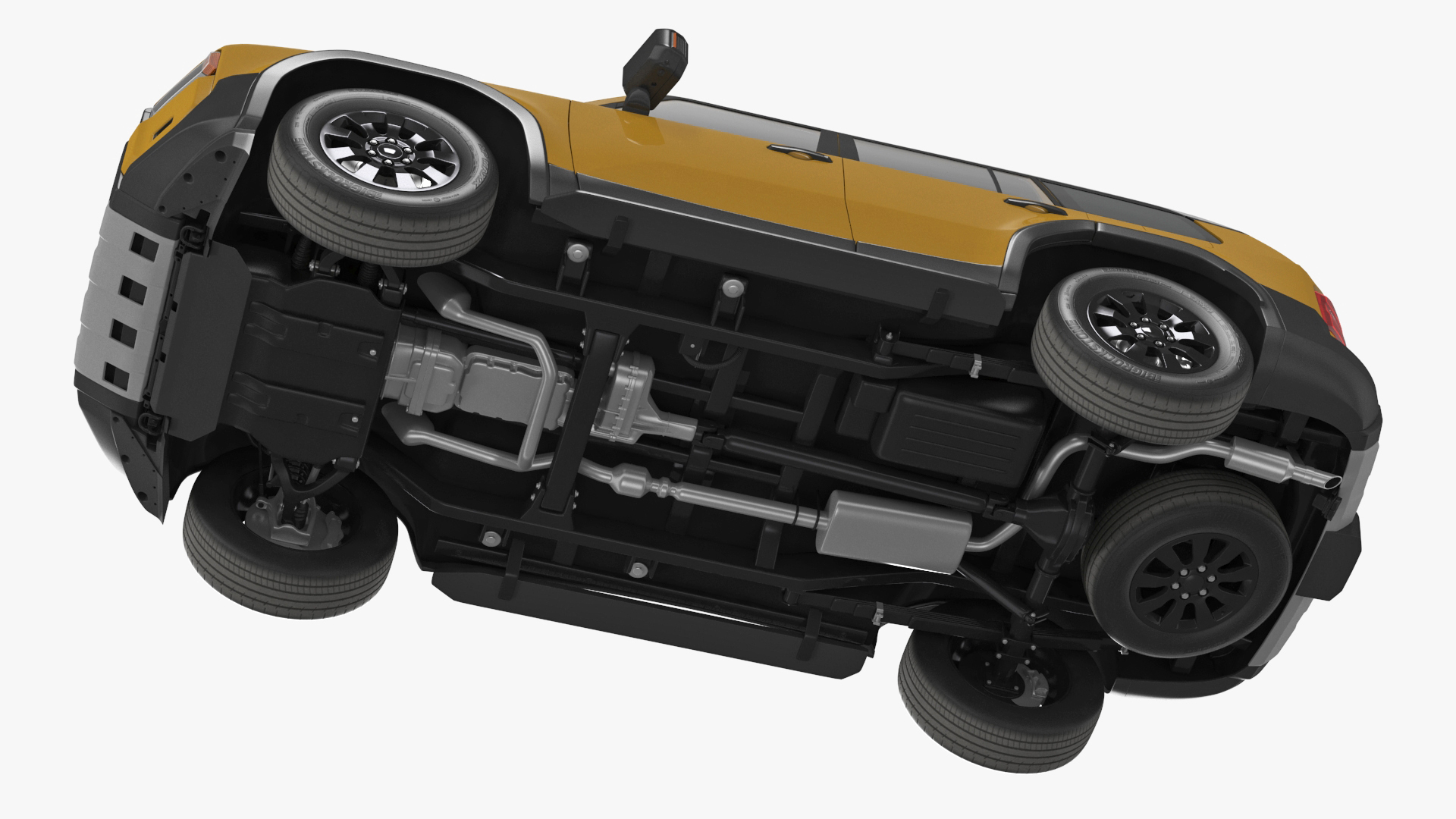3D model Generic Off-Road SUV Vehicle Rigged