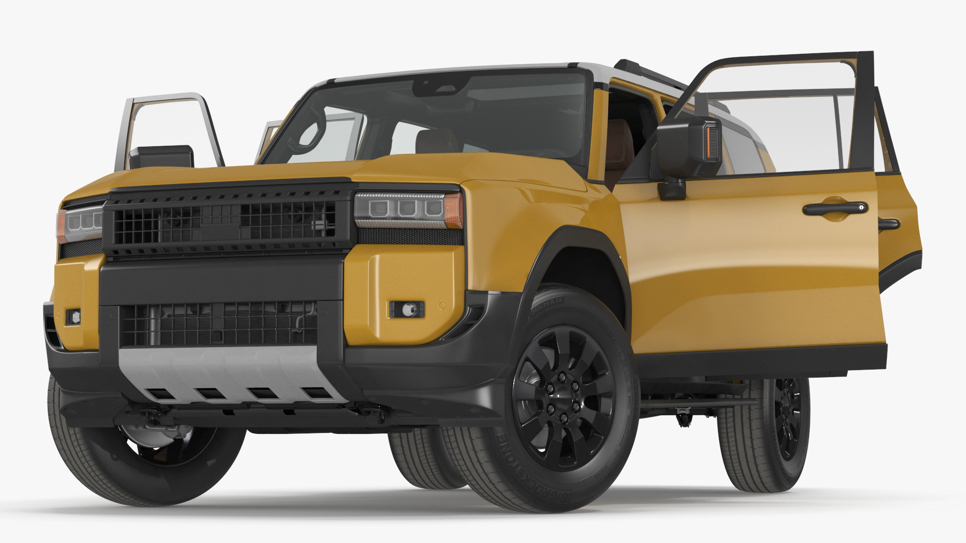 3D model Generic Off-Road SUV Vehicle Rigged