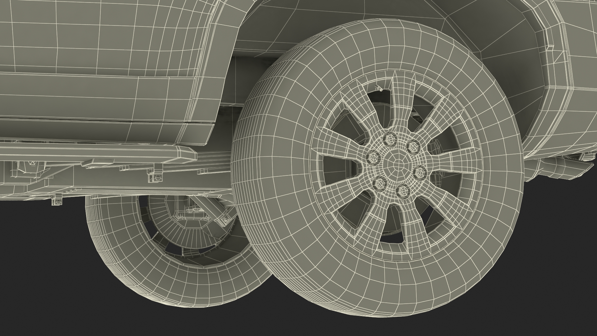 3D model Generic Off-Road SUV Vehicle Rigged