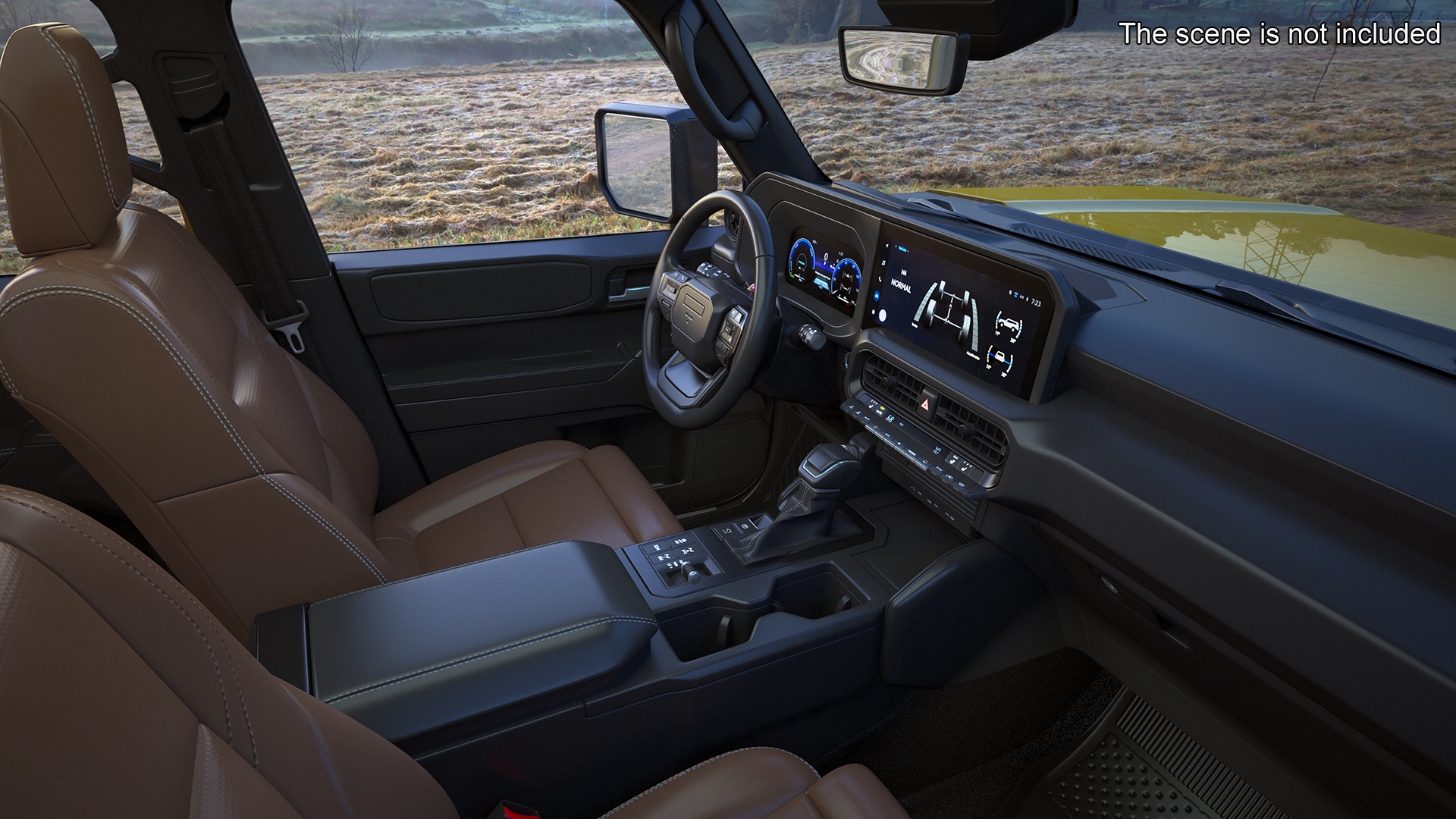 3D model Generic Off-Road SUV Vehicle Rigged