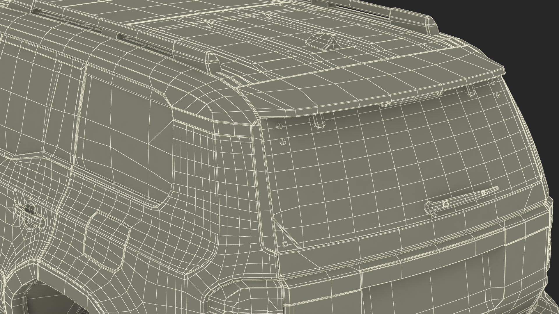 3D model Generic Off-Road SUV Vehicle Rigged