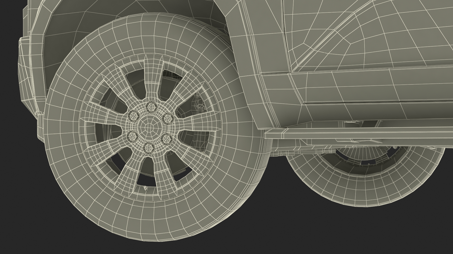 3D model Generic Off-Road SUV Vehicle Rigged