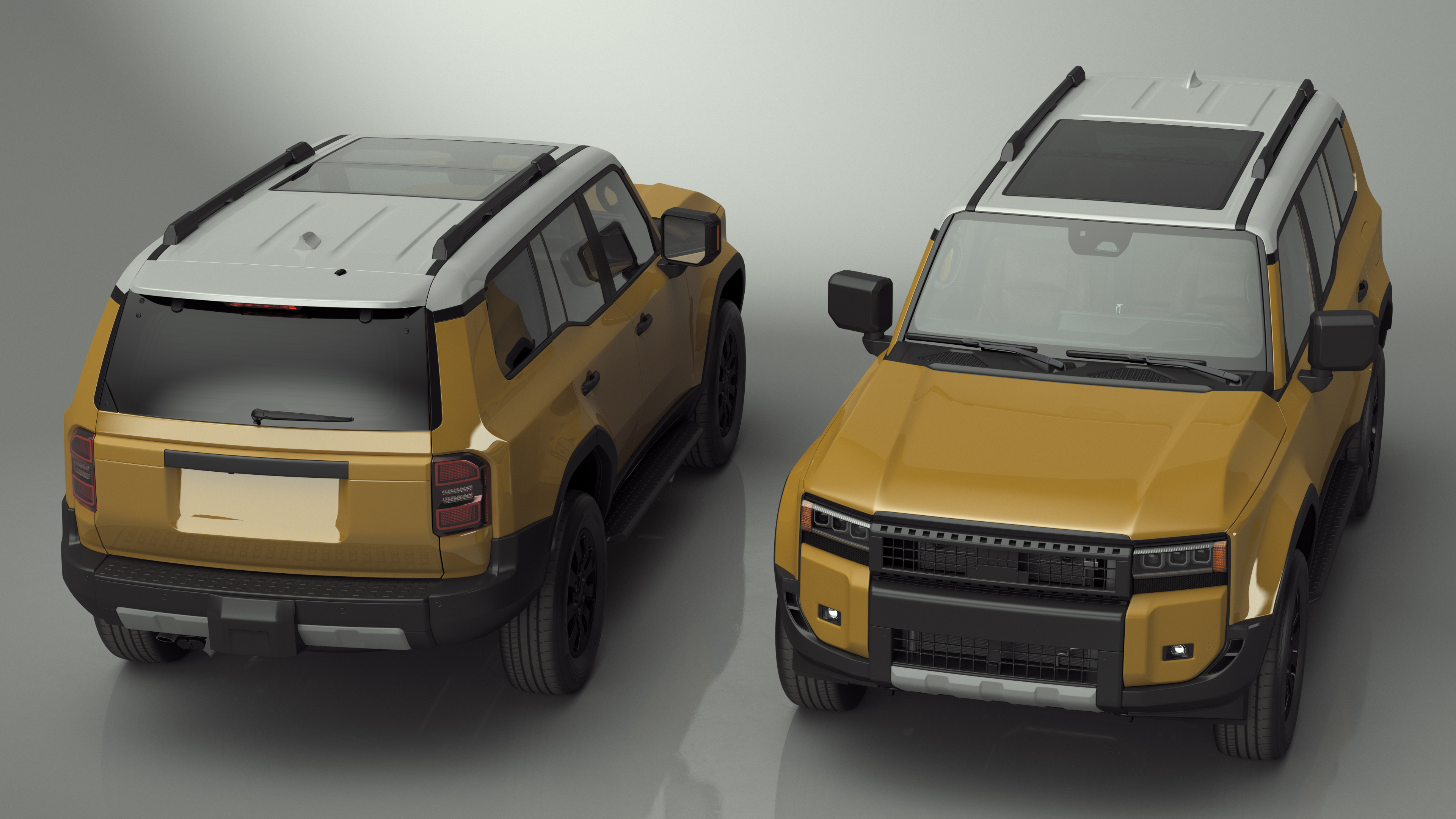 3D model Generic Off-Road SUV Vehicle Rigged
