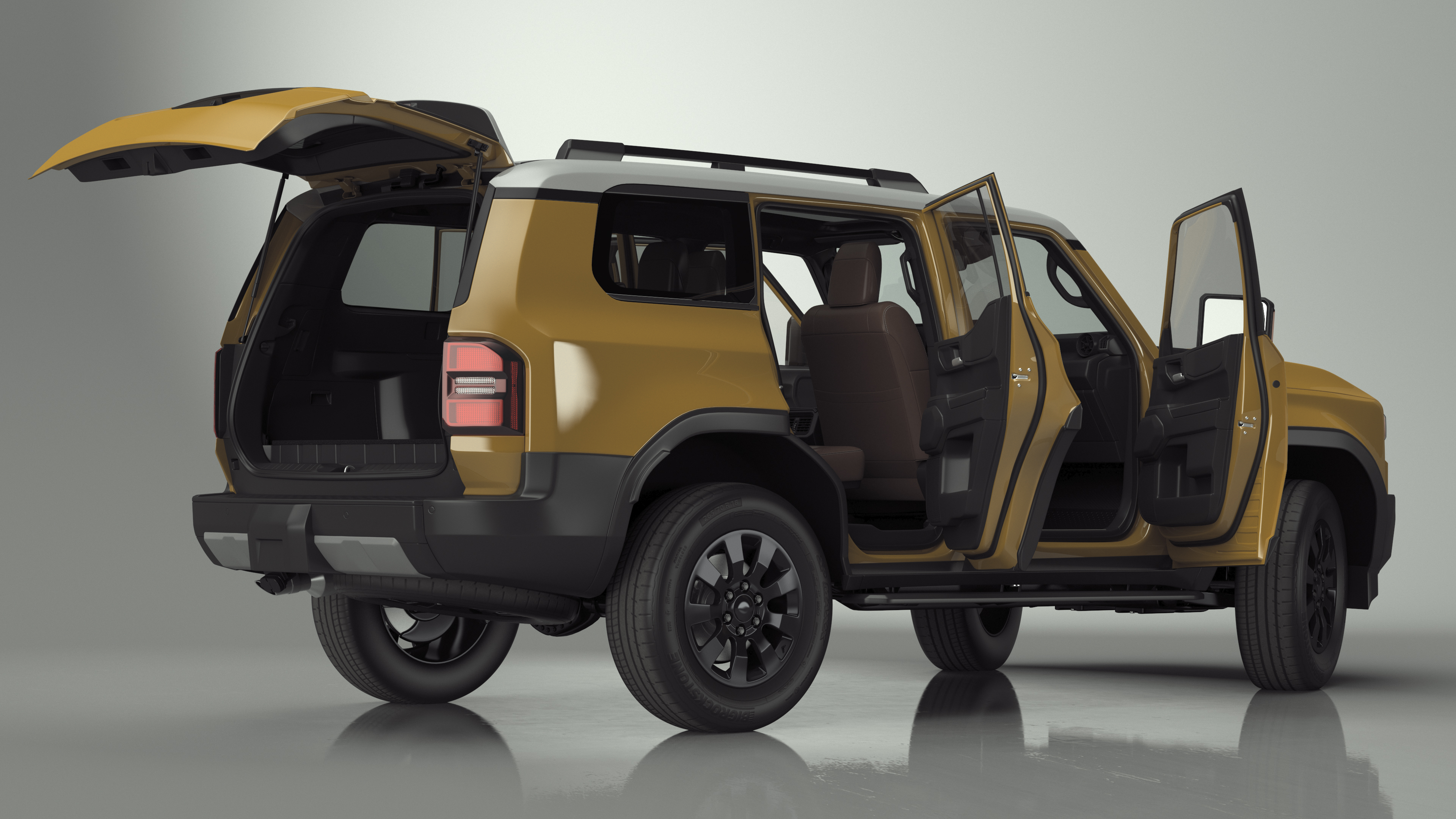 3D model Generic Off-Road SUV Vehicle Rigged