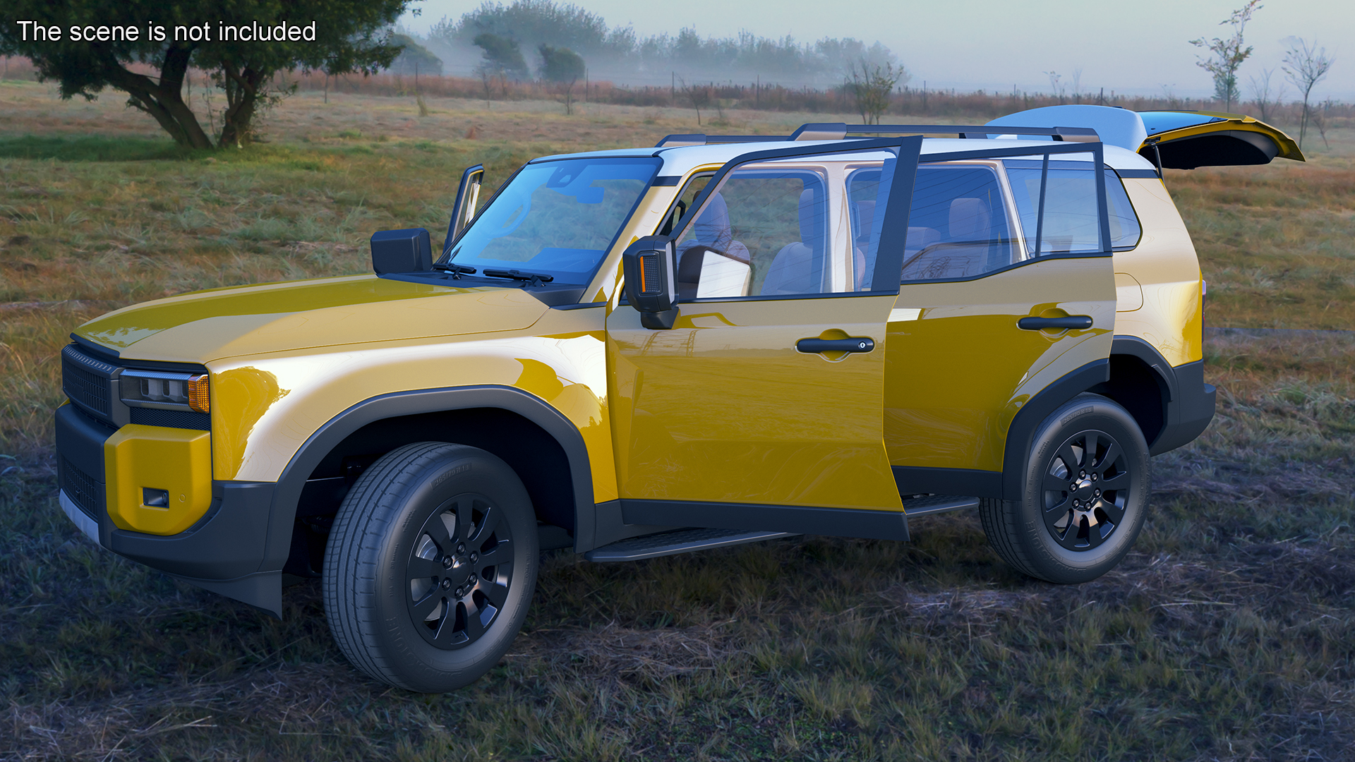3D model Generic Off-Road SUV Vehicle Rigged