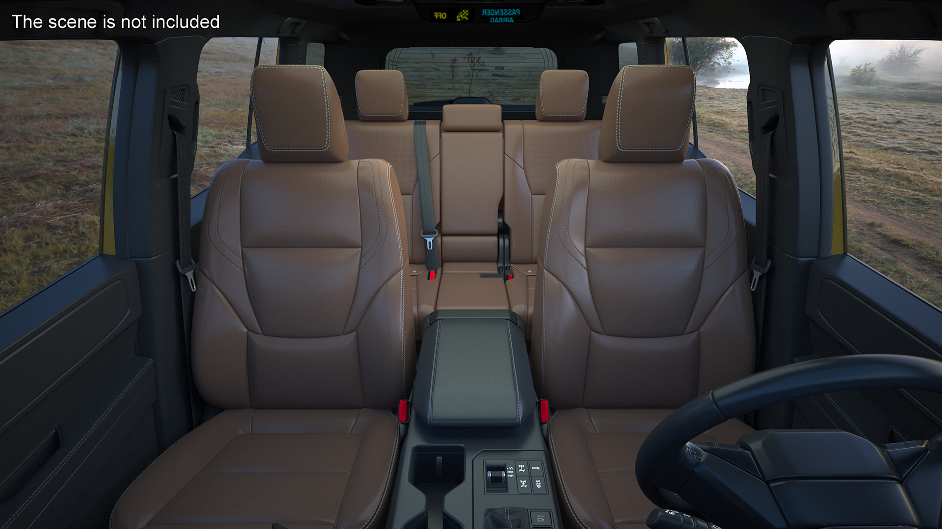 3D model Generic Off-Road SUV Vehicle Rigged