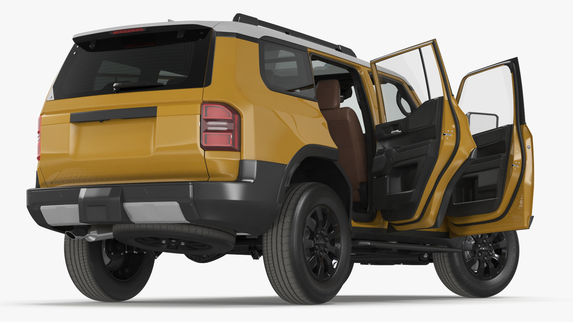 3D model Generic Off-Road SUV Vehicle Rigged