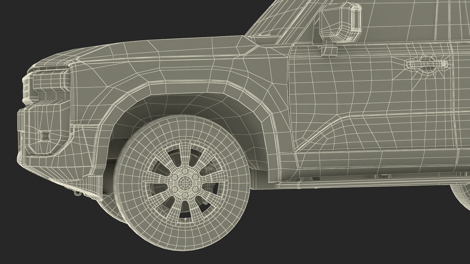 3D model Generic Off-Road SUV Vehicle Rigged