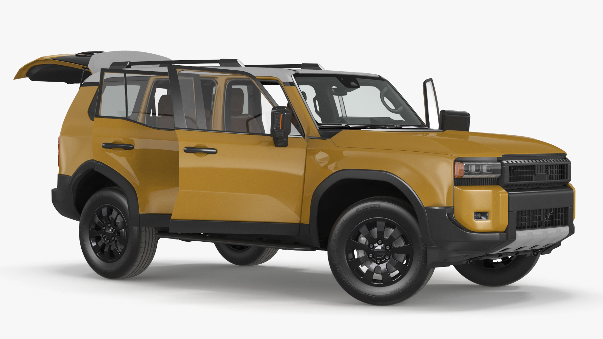 3D model Generic Off-Road SUV Vehicle Rigged