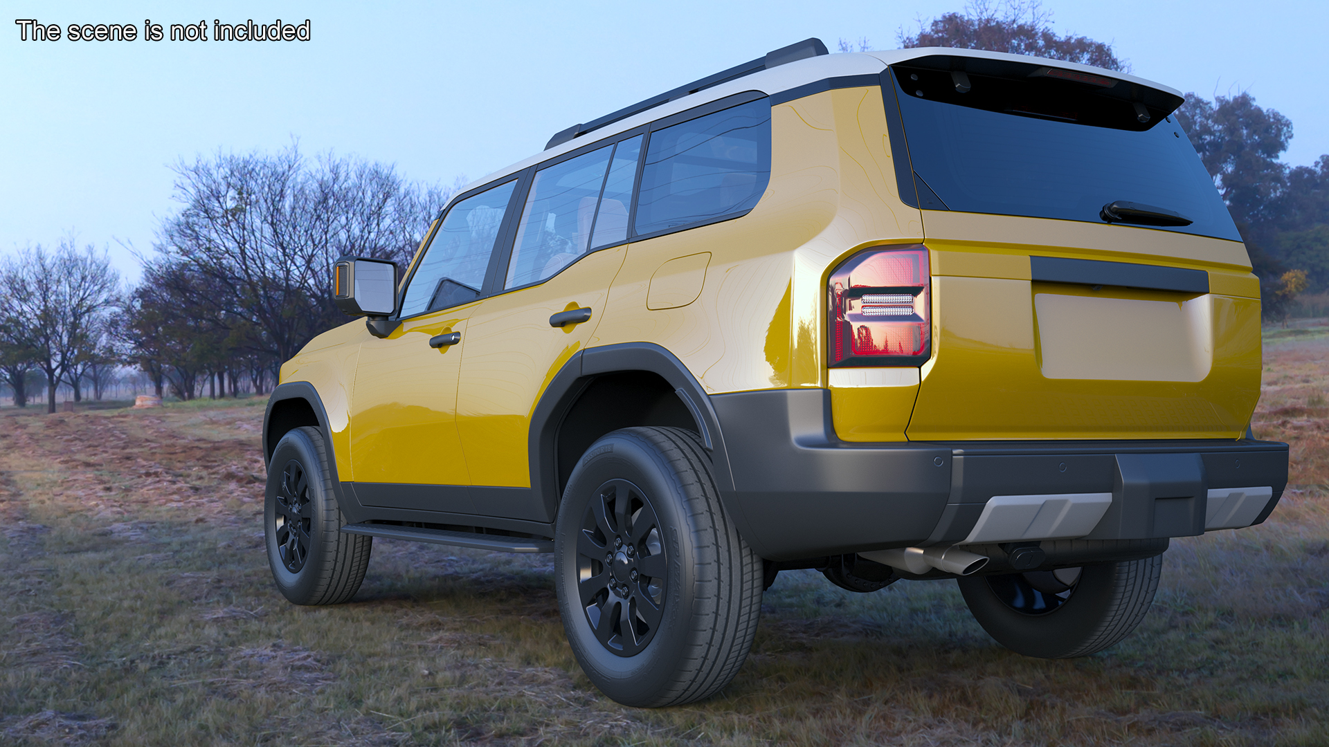 3D model Generic Off-Road SUV Vehicle Rigged