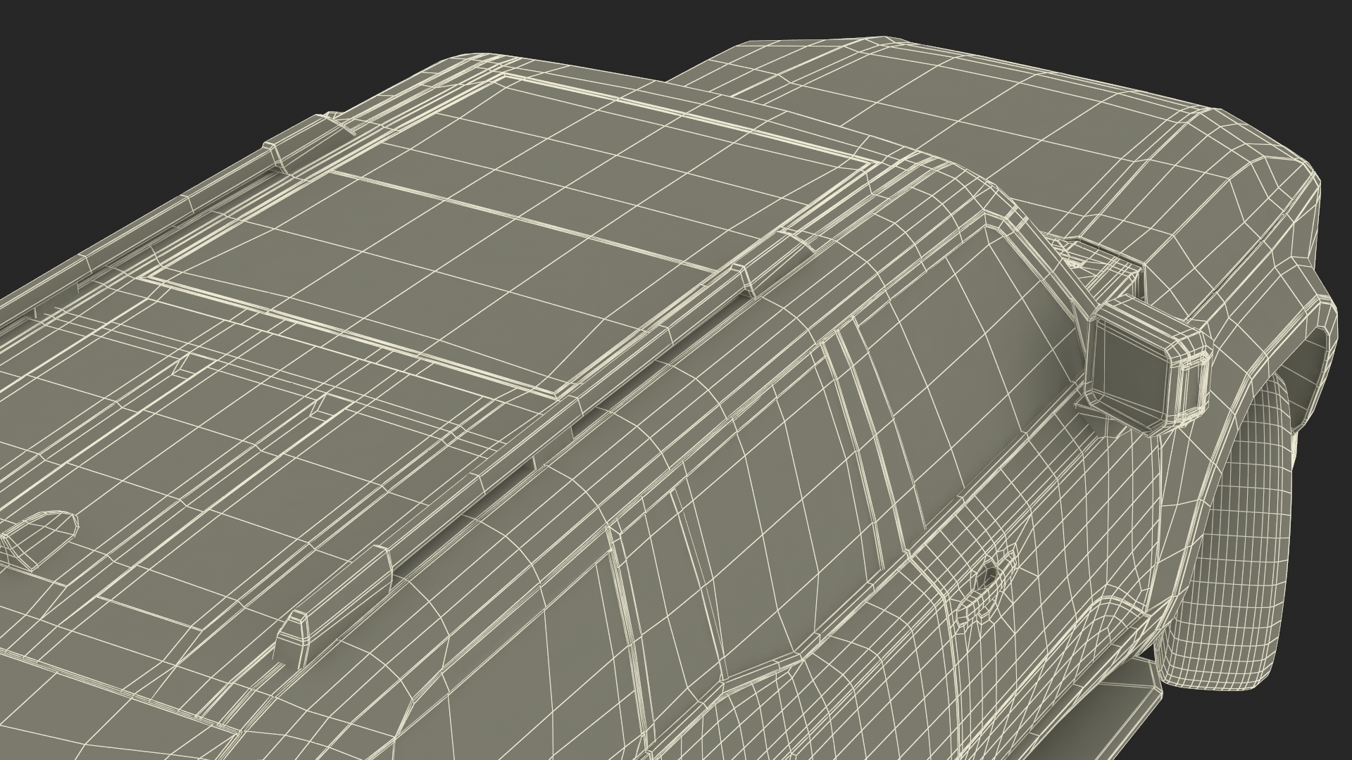 3D model Generic Off-Road SUV Vehicle Rigged