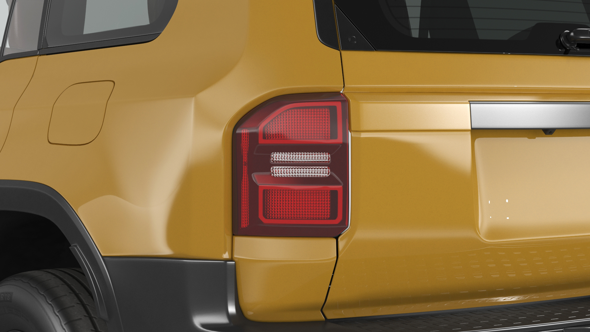 3D model Generic Off-Road SUV Vehicle Rigged